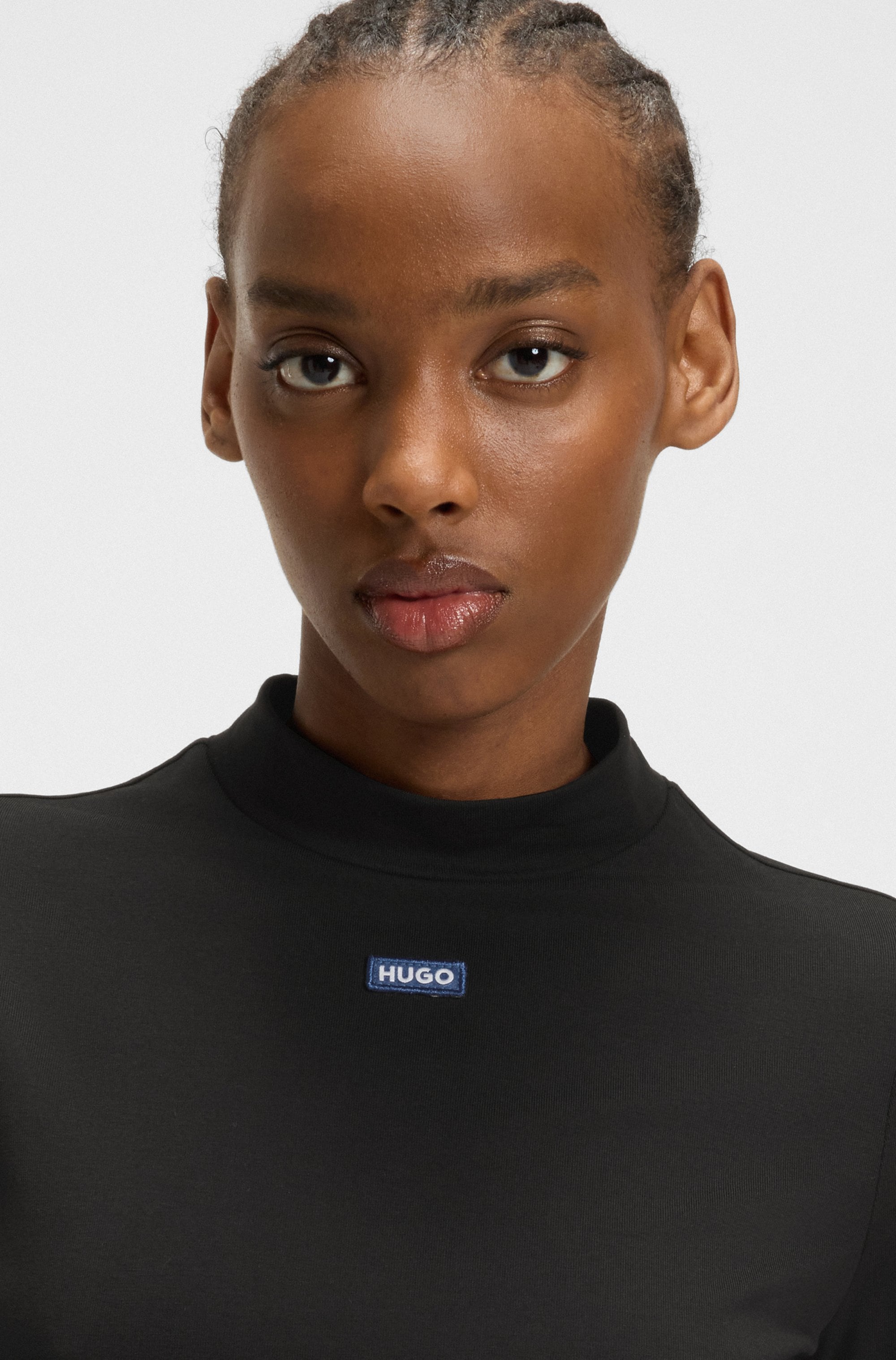 HUGO Blue Jerseykleid »Nilla«, mit sportiven Daumenlöchern