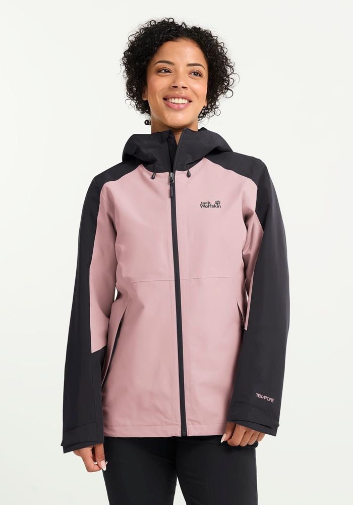 Jack Wolfskin Outdoorjacke »WILDBOUND 2L JKT W« mit Kapuze