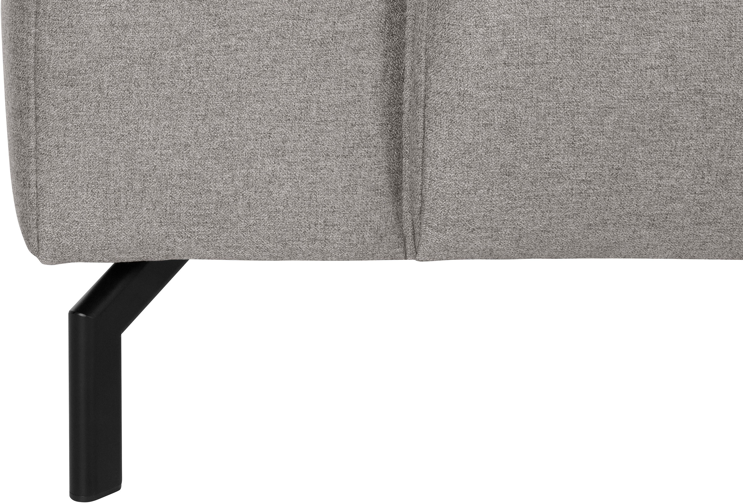 DOMO collection 2-Sitzer »Cunelli zeitlos und elegant, moderne Sitznähte als Designelement,«, wahlweise mit 6-fach verstellbaren Kopfteilen, fester Sitzkomfort