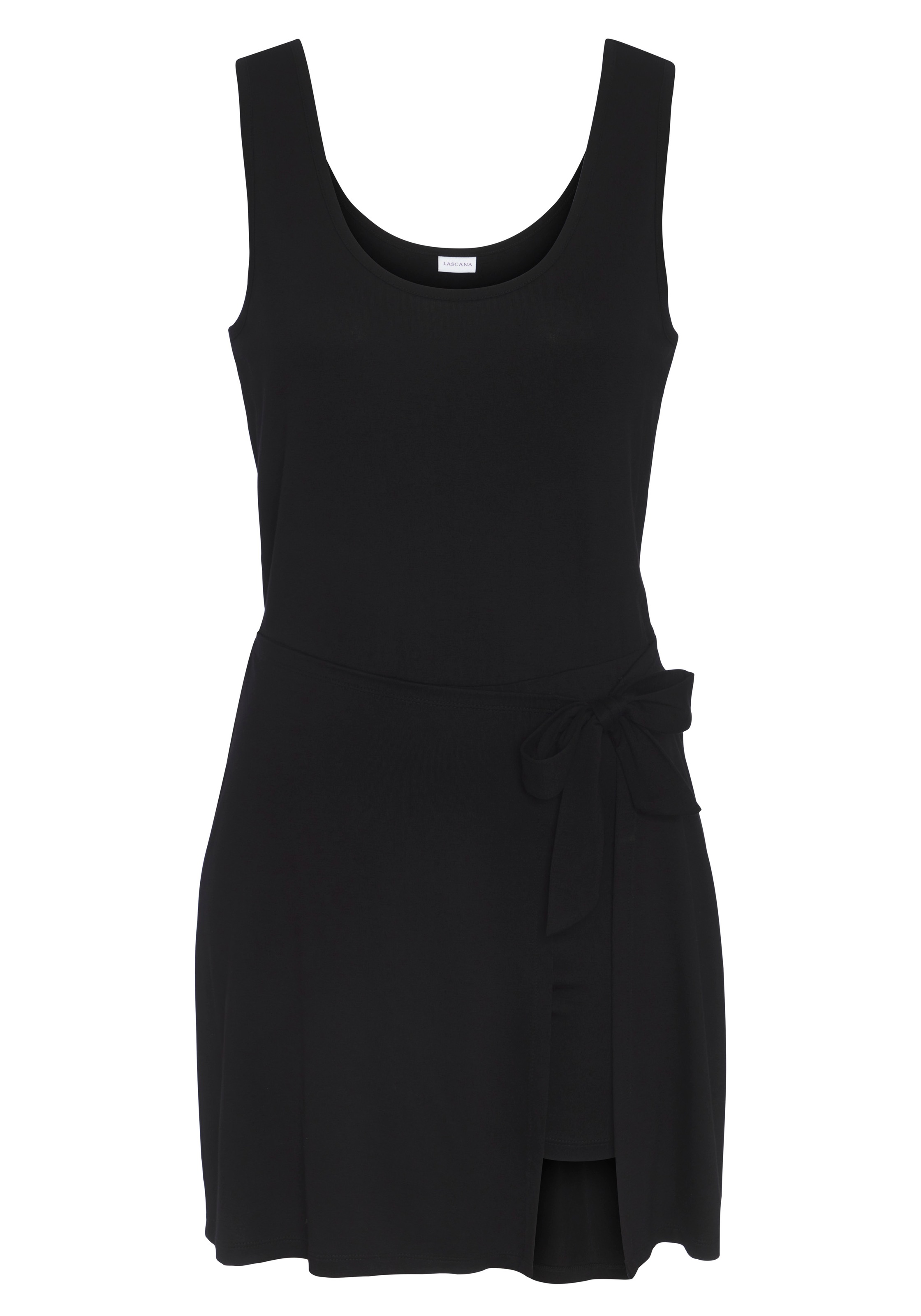 LASCANA Jerseykleid »mit integrierter Shorts und seitlicher Tasche« Leichtes Sommerkleid, kurzes Stretchkleid, Strandkleid mit Tasche
