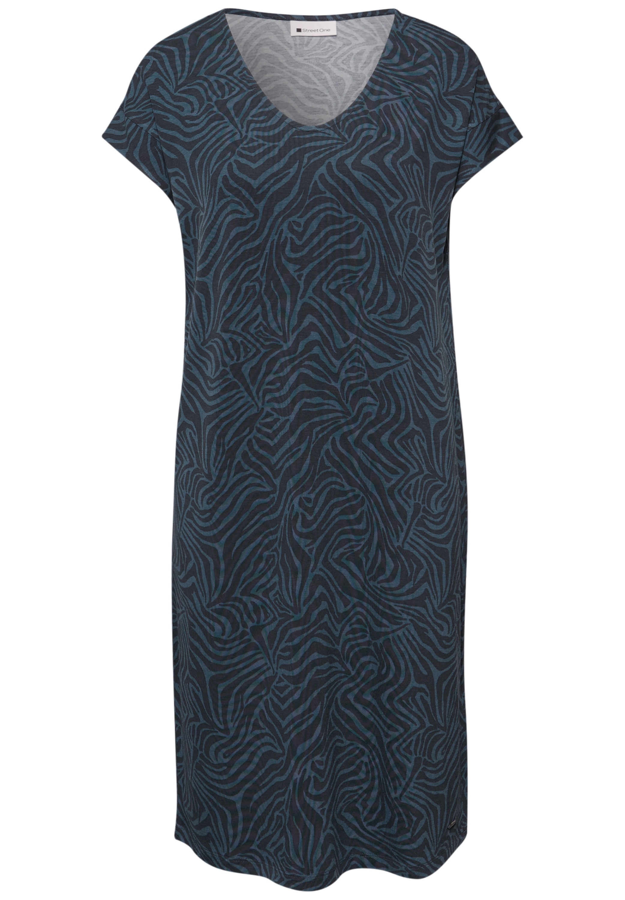 STREET ONE Midikleid Ohne Taschen aus Viskose
