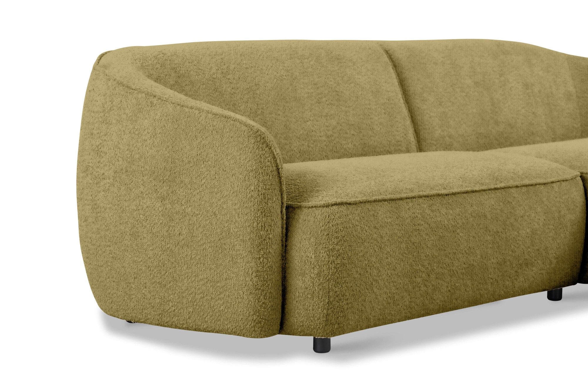 INOSIGN Ecksofa »Cosigo«, Breite 246 cm, 2 Chenille-Stoffe zur Auswahl, mit Kaltschaum