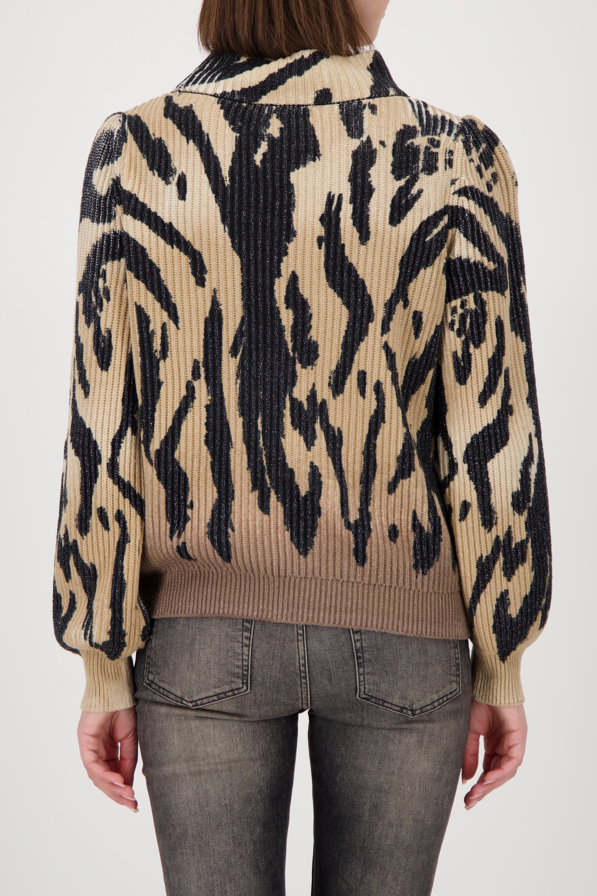 Monari Strickpullover Regular fit mit Stehkragen