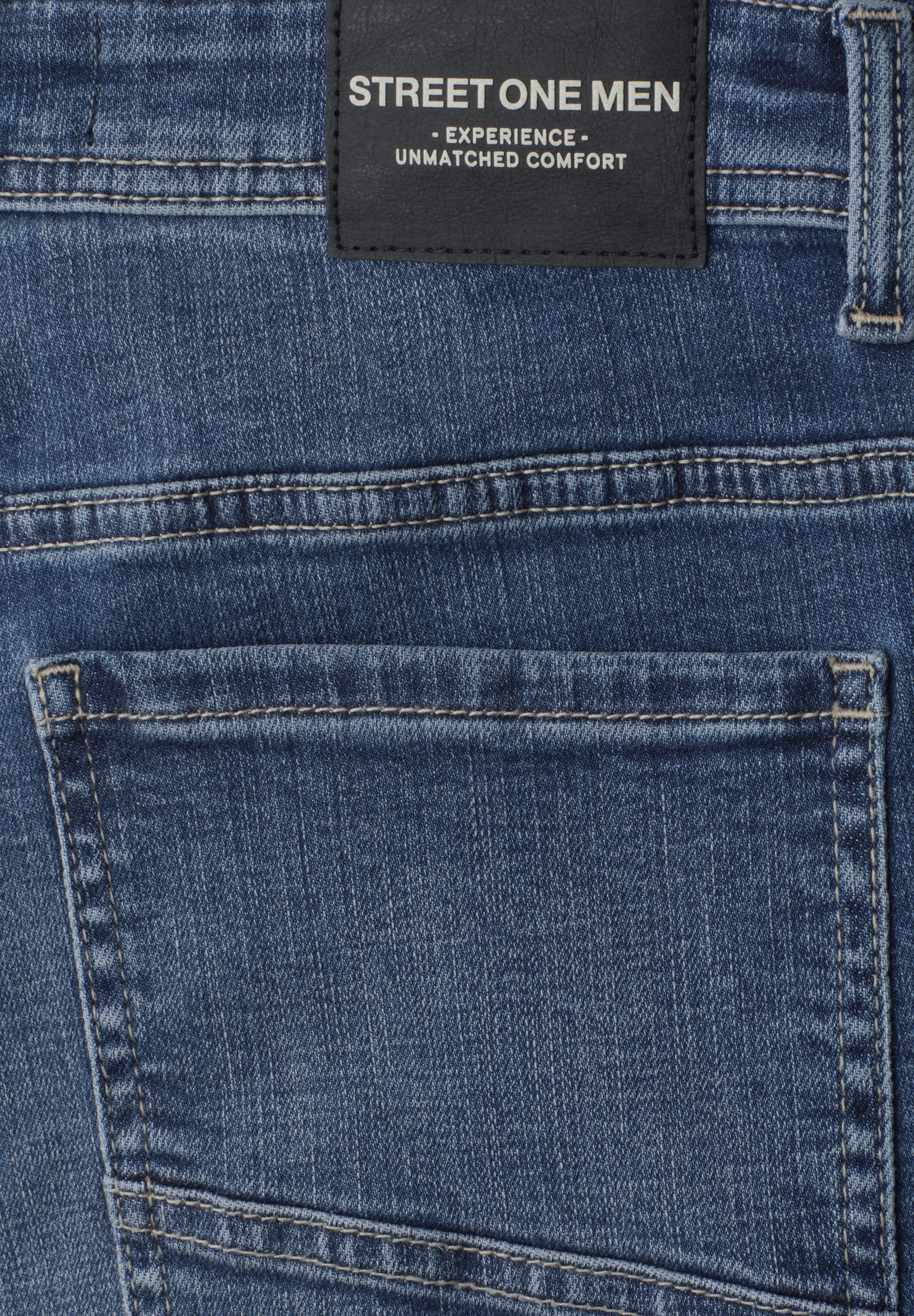 STREET ONE MEN Slim-fit-Jeans Middle Waist