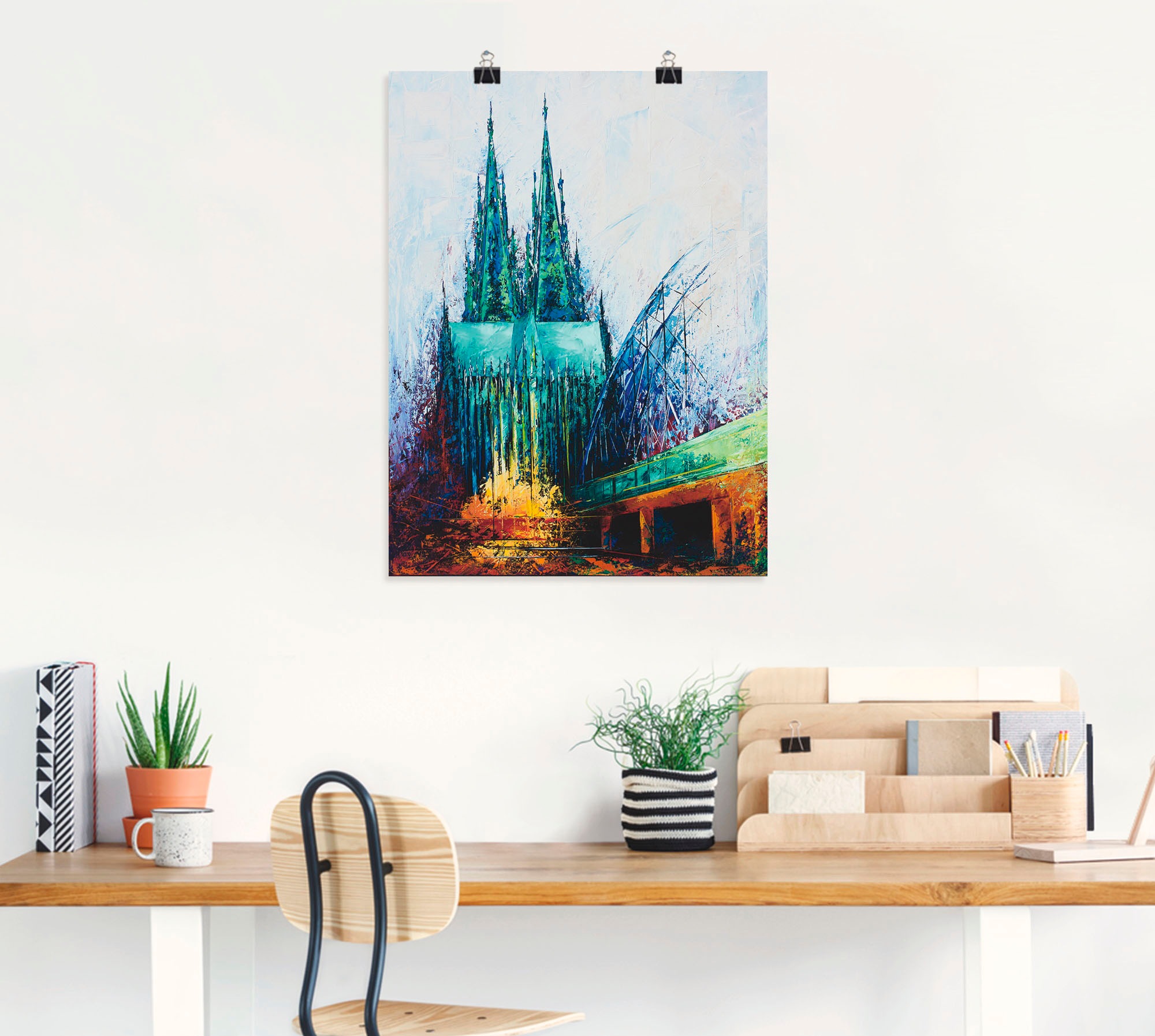Artland Wandbild »Kölner Dom«, Deutschland, (1 St.), als Leinwandbild, Poster in verschied. Größen