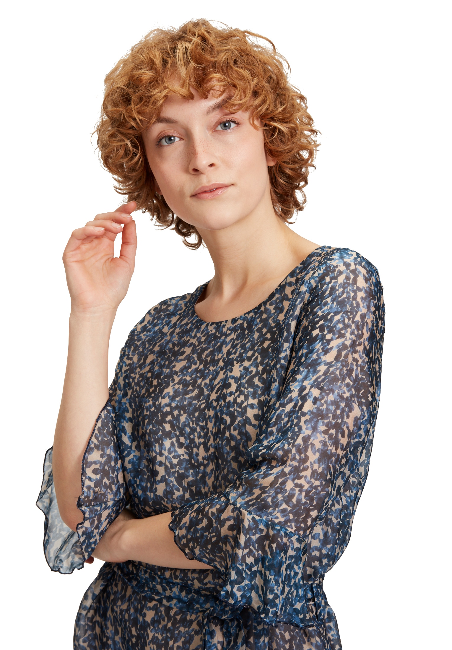 Cartoon Sommerkleid »Cartoon Damen Sommerkleid mit 3/4 Arm«, Material