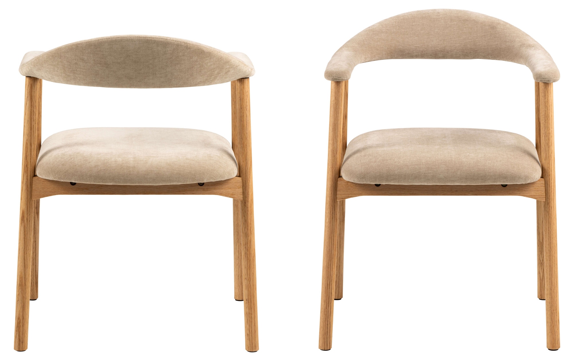 Thumbnail - ACTONA GROUP Esszimmerstuhl "Addi, Stuhl, 2er-Set, gepolstert, Moderner Stil, Gestell aus Eiche" () 2er-Set, gepolstert,...