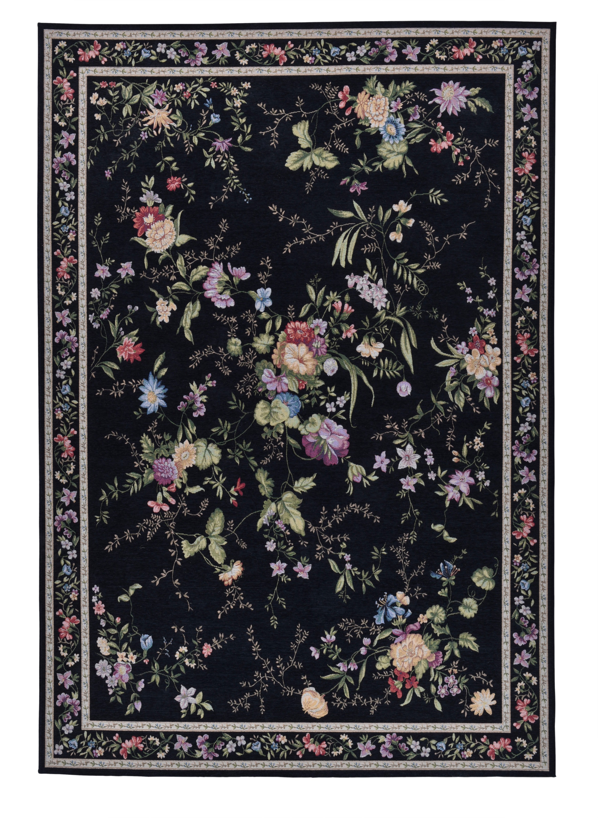 THEKO Teppich »Flomi Sagrini«, rechteckig, Flachgewebe, Pastell-Farben, Blumen Design kaufen