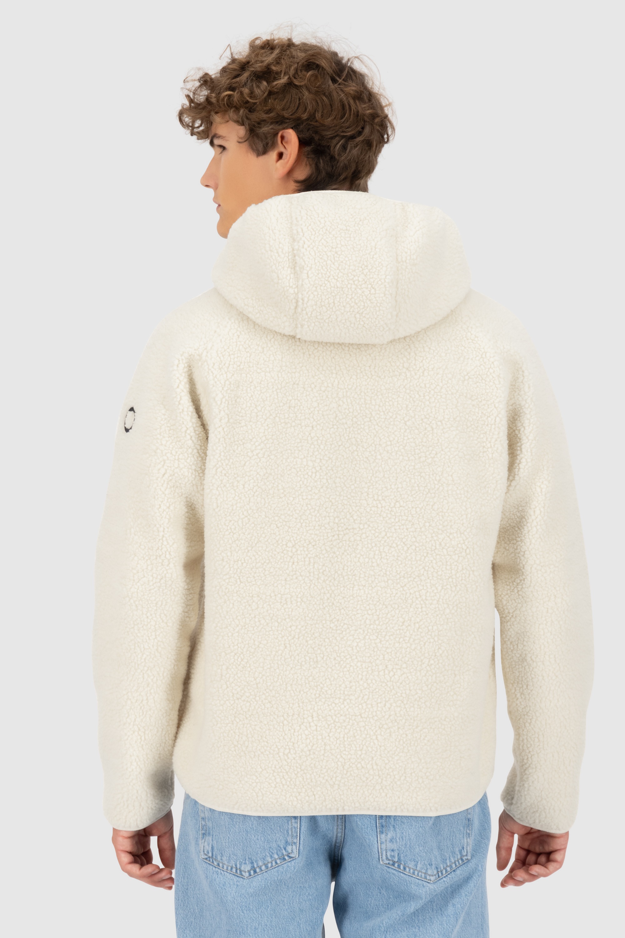 Alife & Kickin Kapuzensweatjacke »Herren HaraldAK G«, Weiche, warme Teddy Jacke mit großer Kapuze und Fleece-Innenfutter