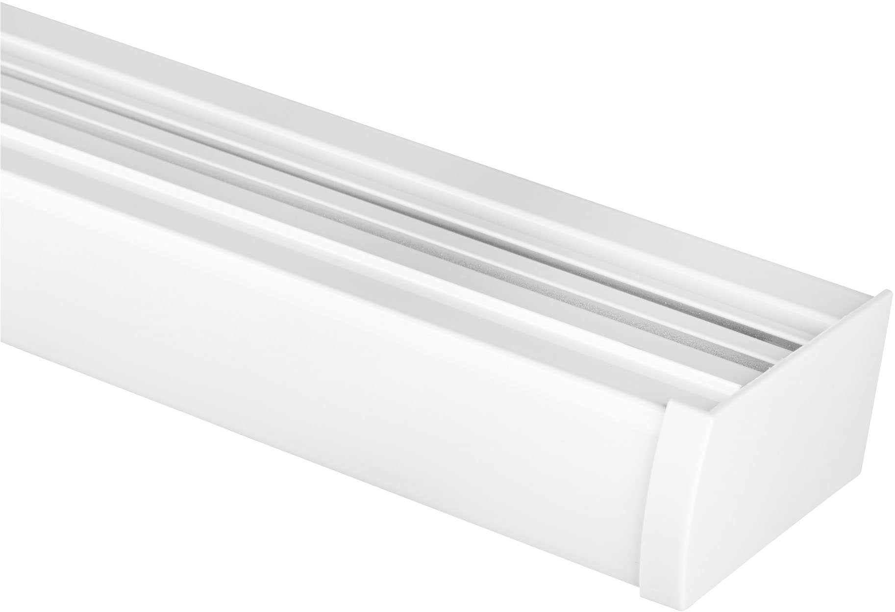 SN DECO GROUP Gardinenschiene »Objektschiene EVO-M 2-läufig mit integrierter Blende« 2 läufig-läufig Fixmaß