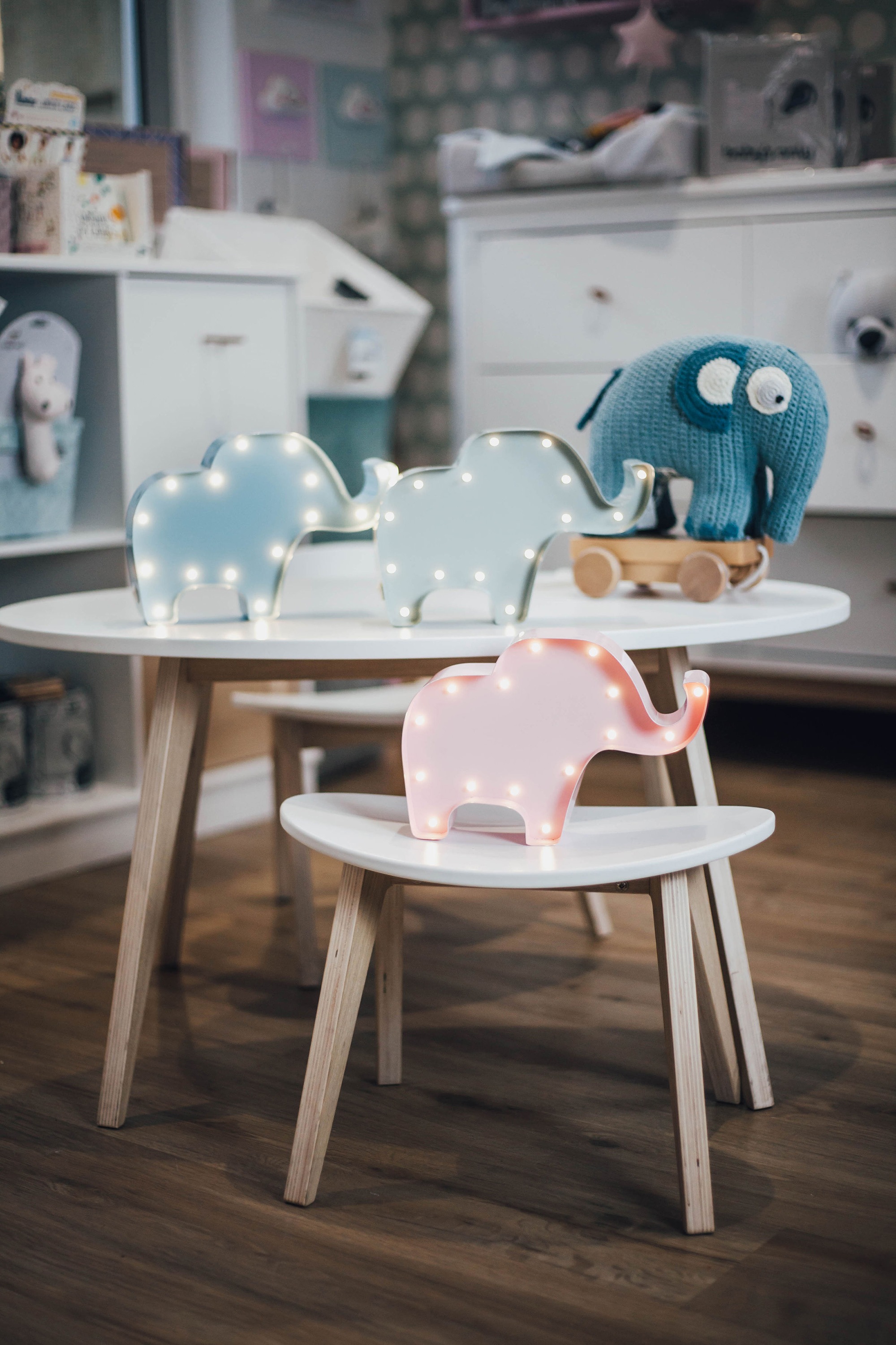 MARQUEE LIGHTS LED Dekolicht »Elephant«, 14 flammig, Leuchtmittel LED-Modul | LED fest integriert, Wandlampe, Tischlampe Elefant, Tier, Zoo 14 Leuchtmittel - 23x16 cm