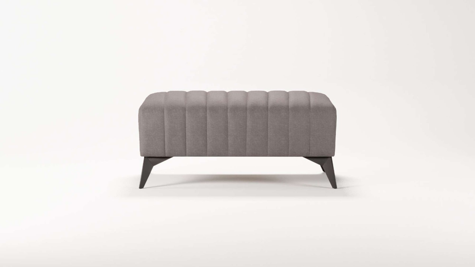 PLACES OF STYLE Polsterhocker »MATTHEW Sitzhocker, Maße B/T/H: B/T/H: 90/60/43 cm« Steppung