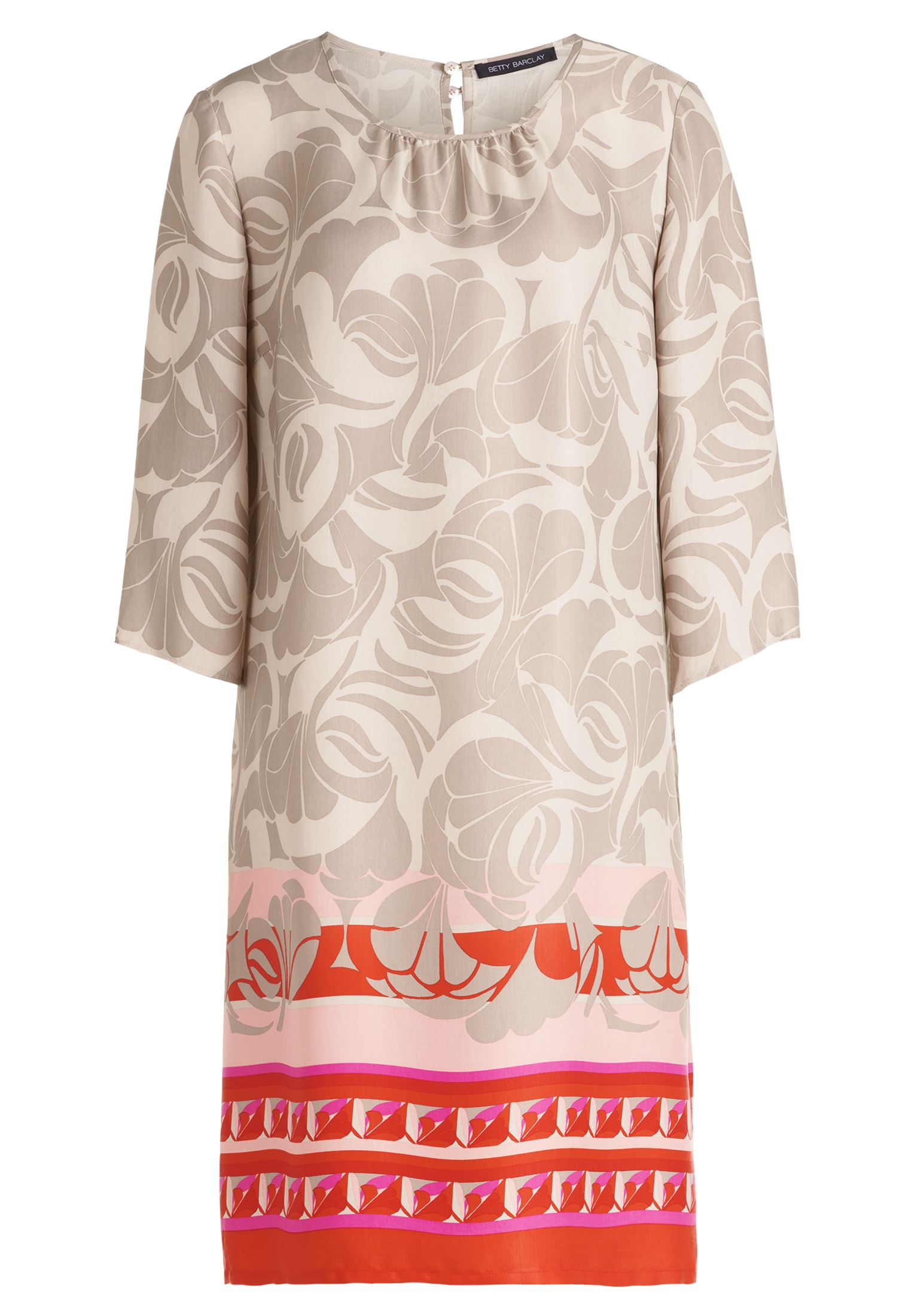 Betty Barclay Sommerkleid »Betty Barclay Sommerkleid mit Rundhalsausschnitt«, Form