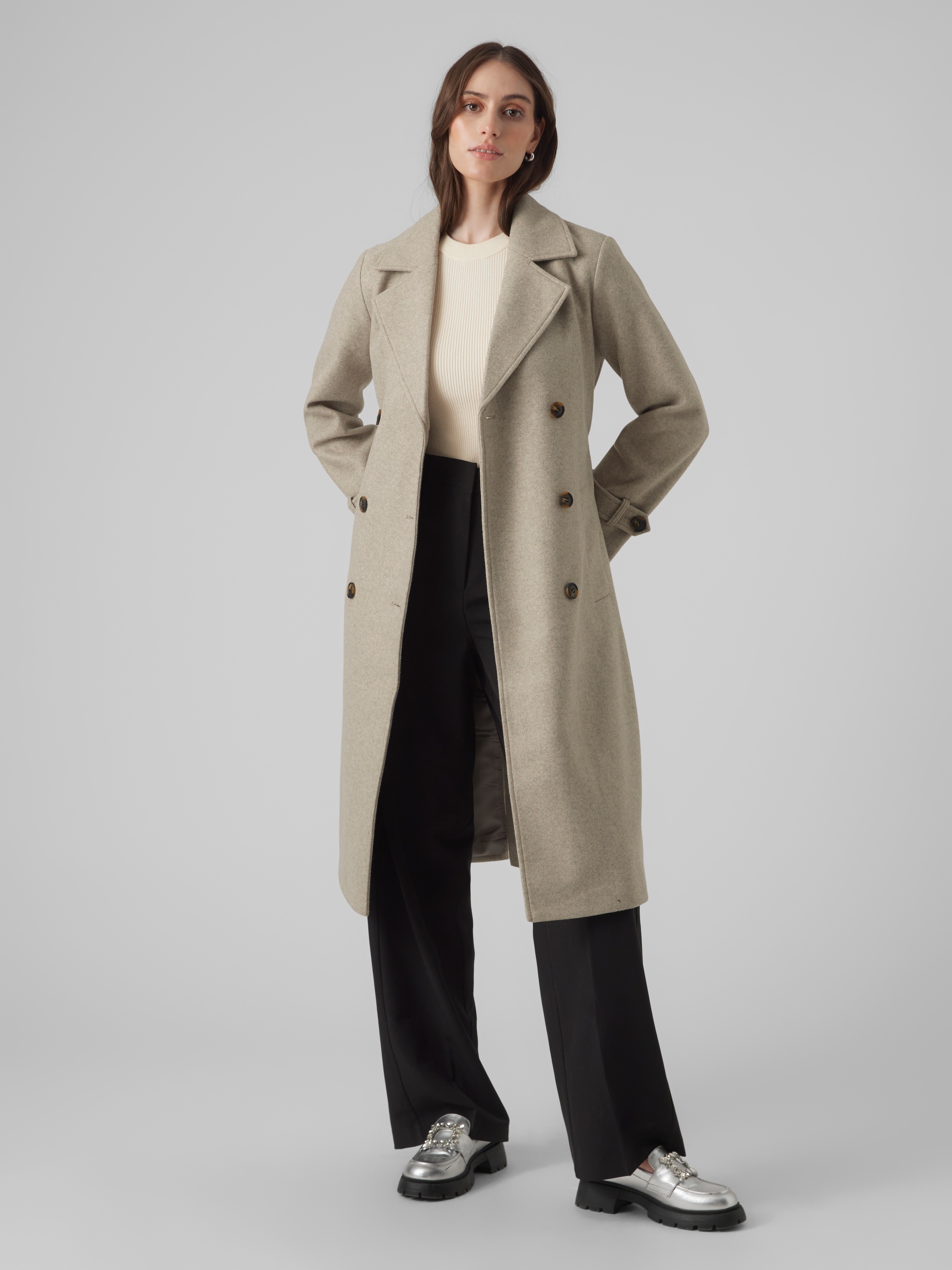 Vero Moda Trenchcoat "VMFORTUNEVEGA LONG TRENCHCOAT GA NOOS"