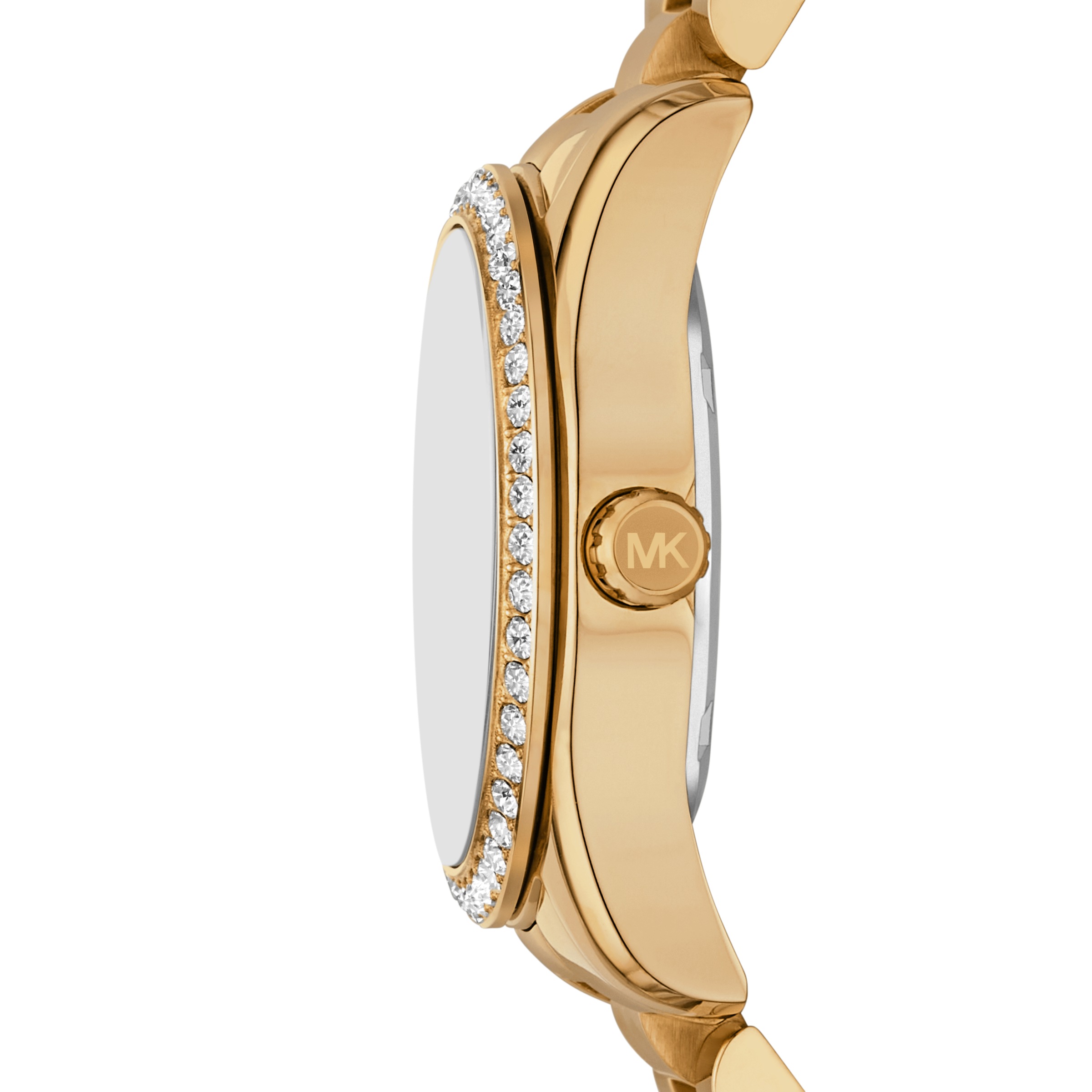 MICHAEL KORS Quarzuhr »LEXINGTON«, Armbanduhr, Damenuhr, Edelstahlarmband, analog, Tag, Wochentag