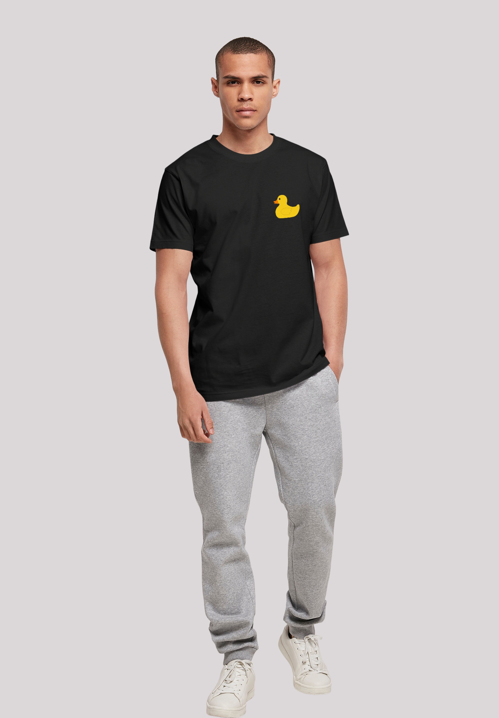 UNISEX«, T-Shirt bestellen »Yellow ▷ Rubber BAUR | Duck TEE Angabe F4NT4STIC Keine