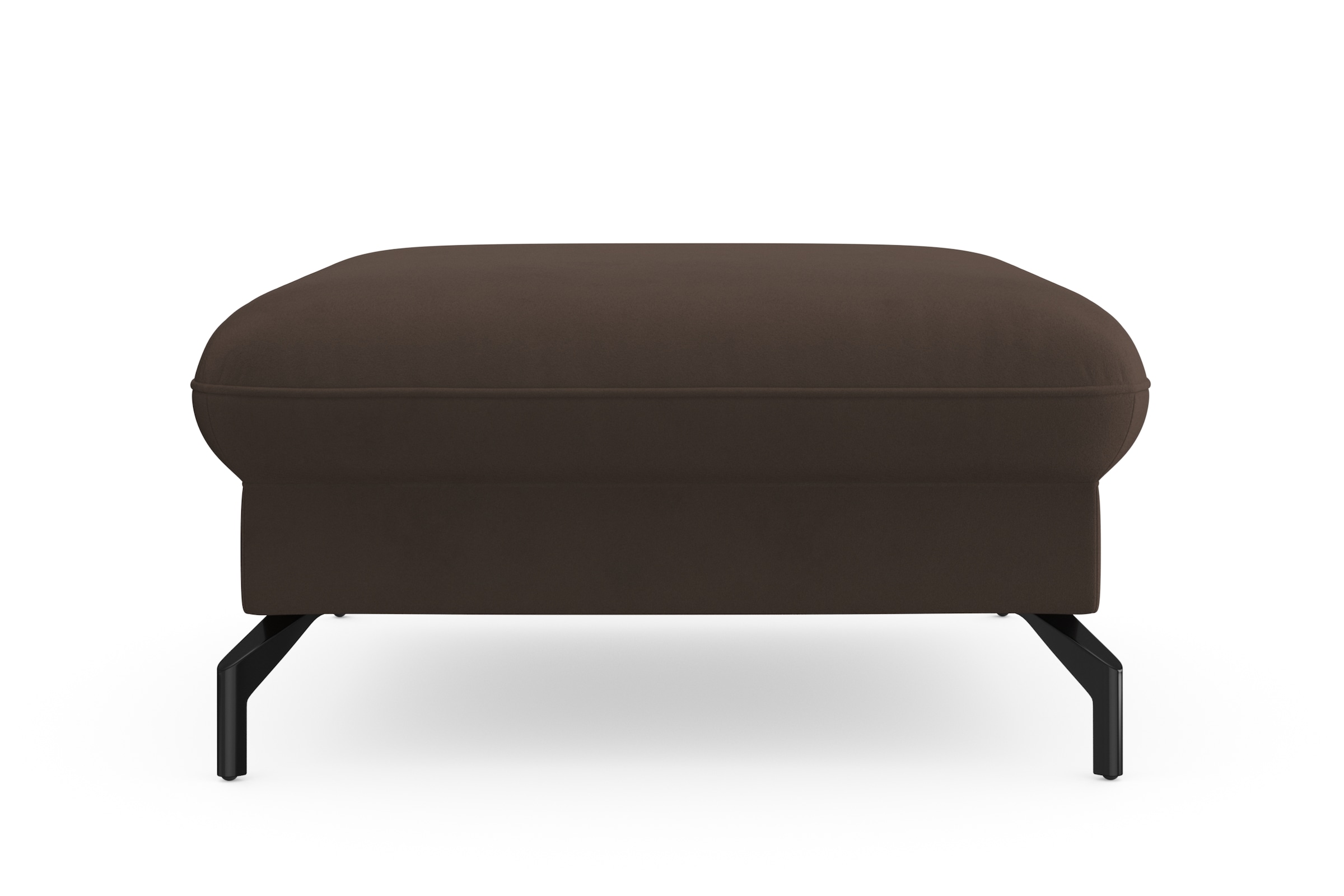 sit&more Hocker »Fashion« inklusive Federkern, mit hochwertigen, schwarzen Metallfüßen