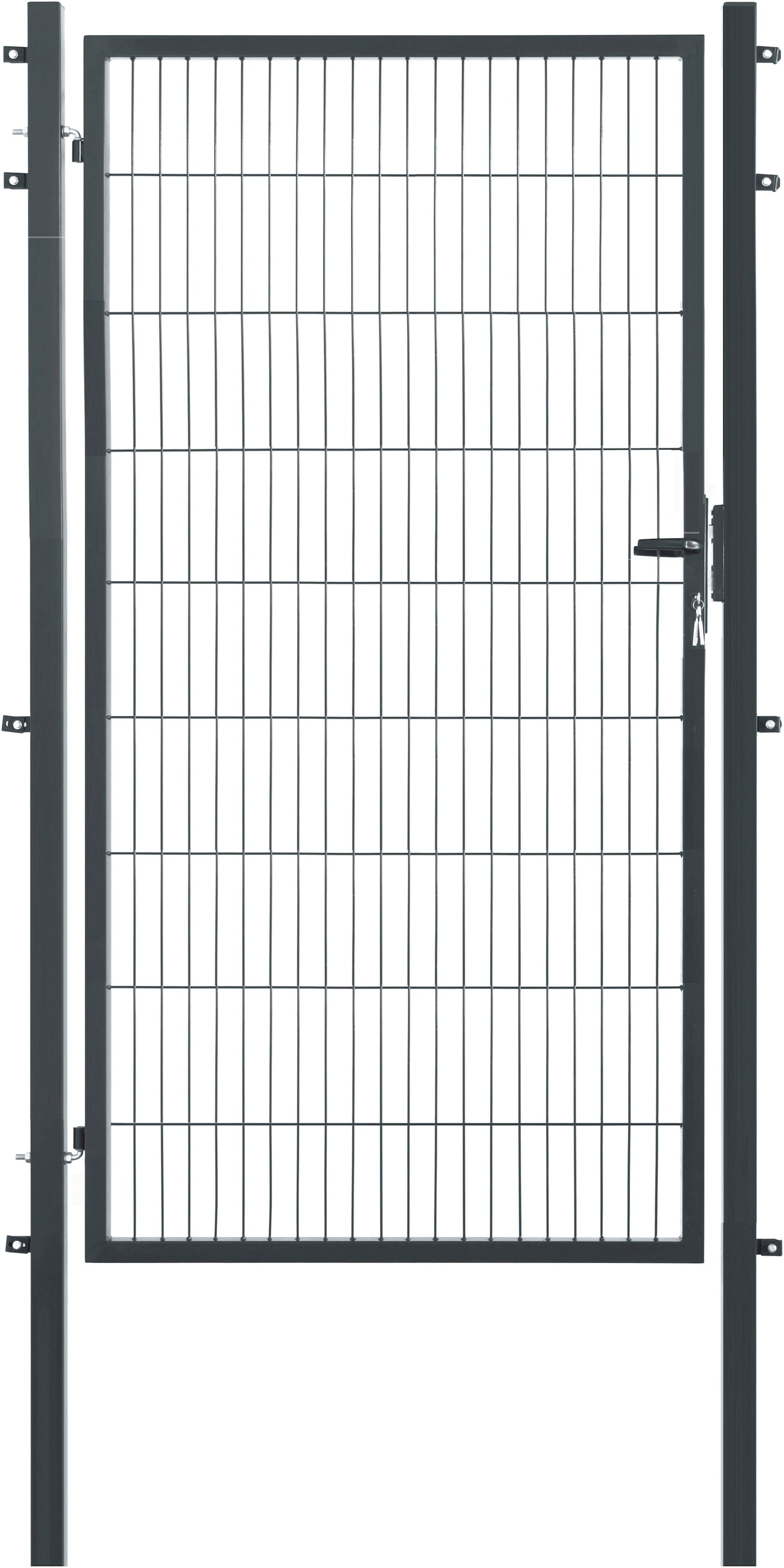 GARDEN N MORE Zauneinzeltür "Einzeltor Premium" 183 cm hoch, anthrazit günstig online kaufen