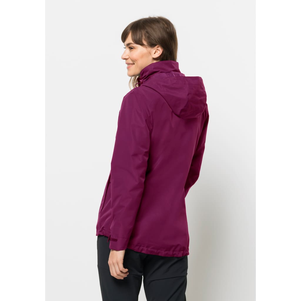 Jack Wolfskin 3-in-1-Funktionsjacke »GEISSHORN 3IN1 JKT W«, (2 teilig), mit Kapuze