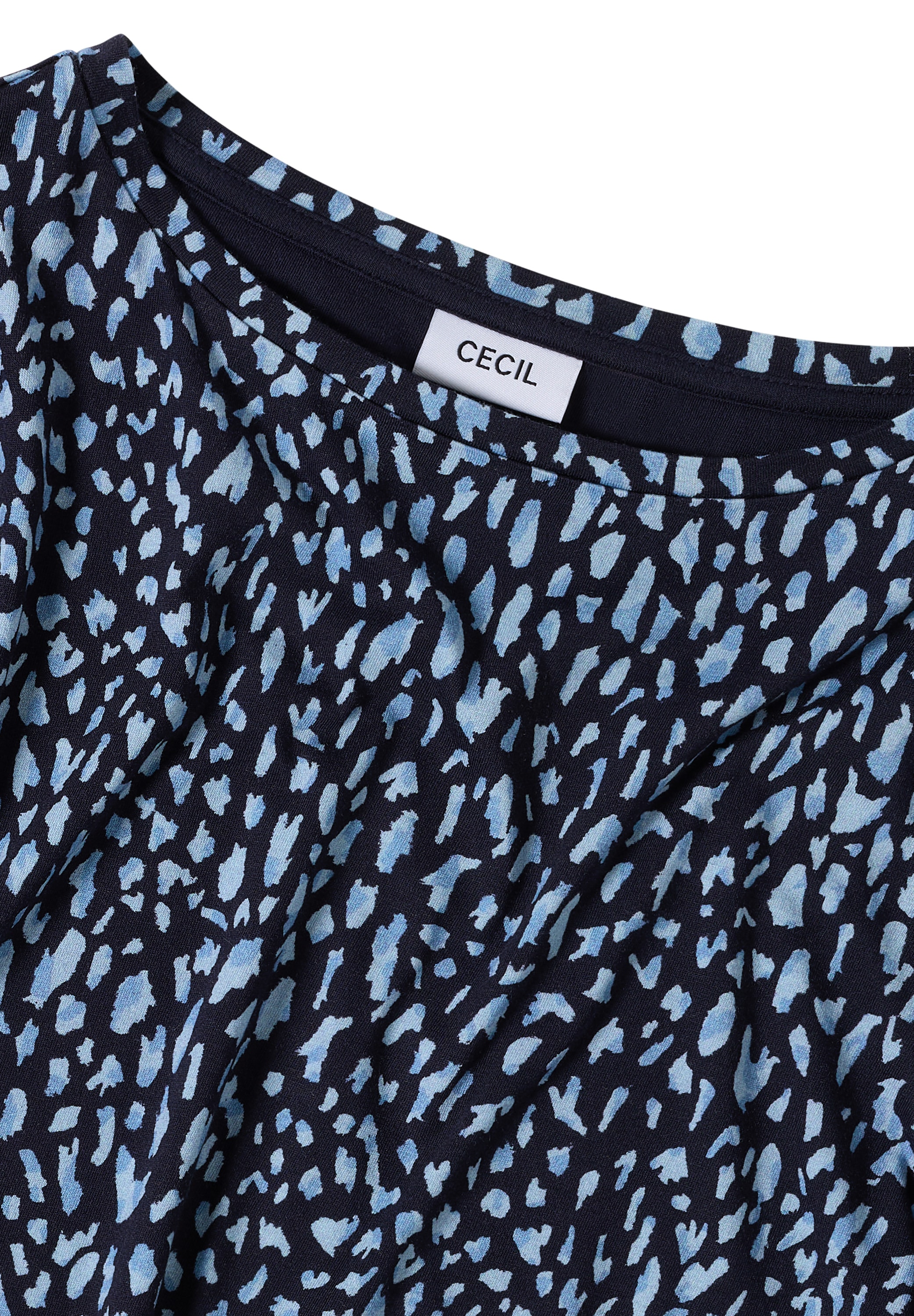 Cecil Langarmshirt, aus Baumwolle mit Stretchante