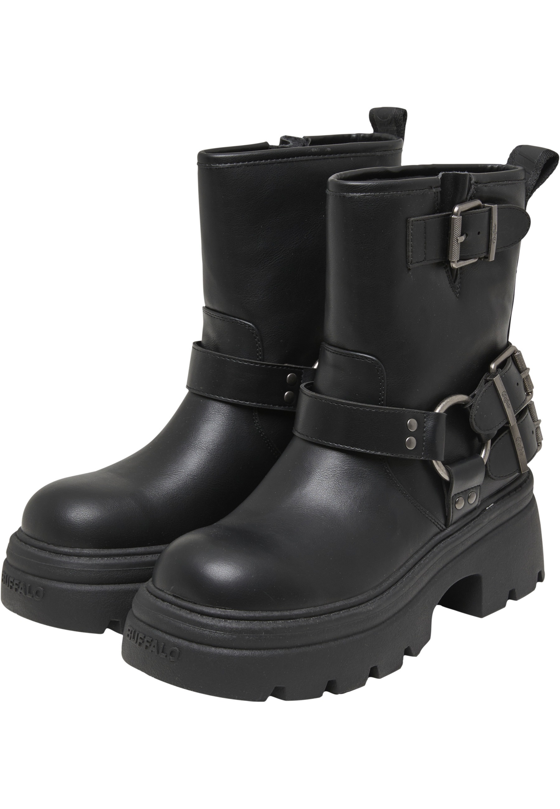 Buffalo Stiefel "Buffalo ZAVEN BOOTIE BIKER - VEGAN NAPPA"