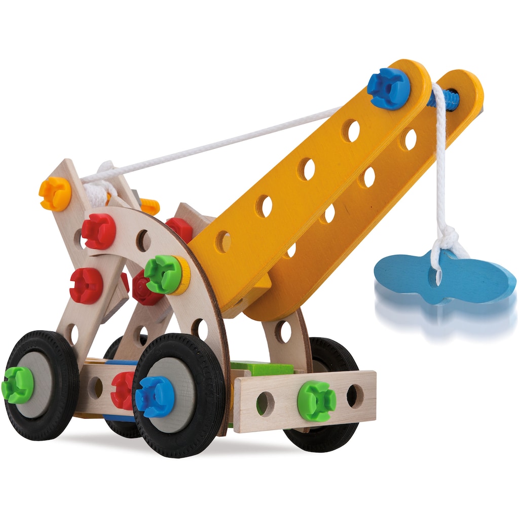 Eichhorn Konstruktionsspielsteine »Constructor Kranwagen, 70tlg.«, (70 St.)