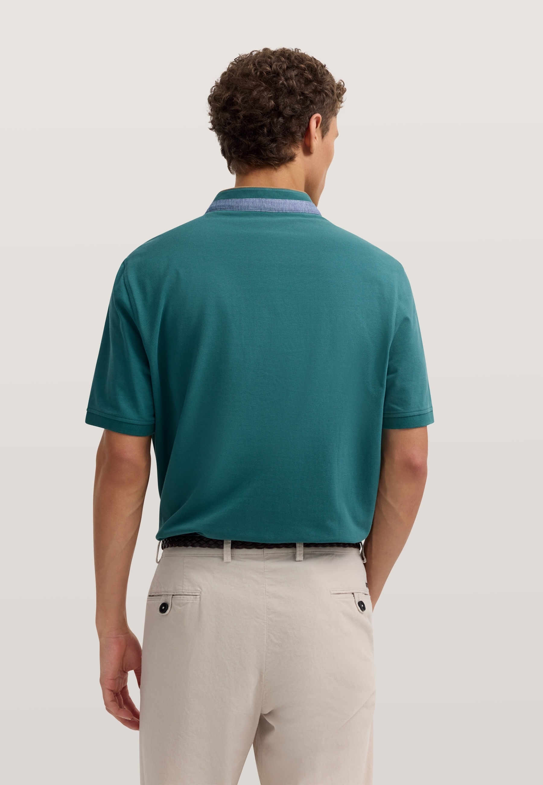 bugatti Poloshirt Modern Fit aus reiner Baumwolle