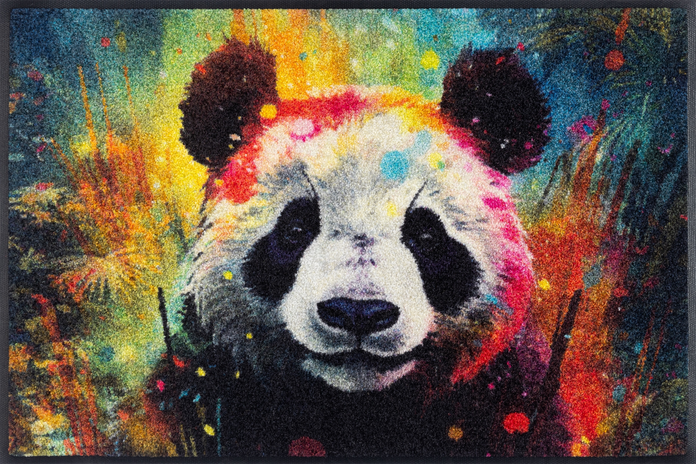 wash+dry by Kleen-Tex Fußmatte "Pandy McPanda" rechteckig 7 Höhe günstig online kaufen