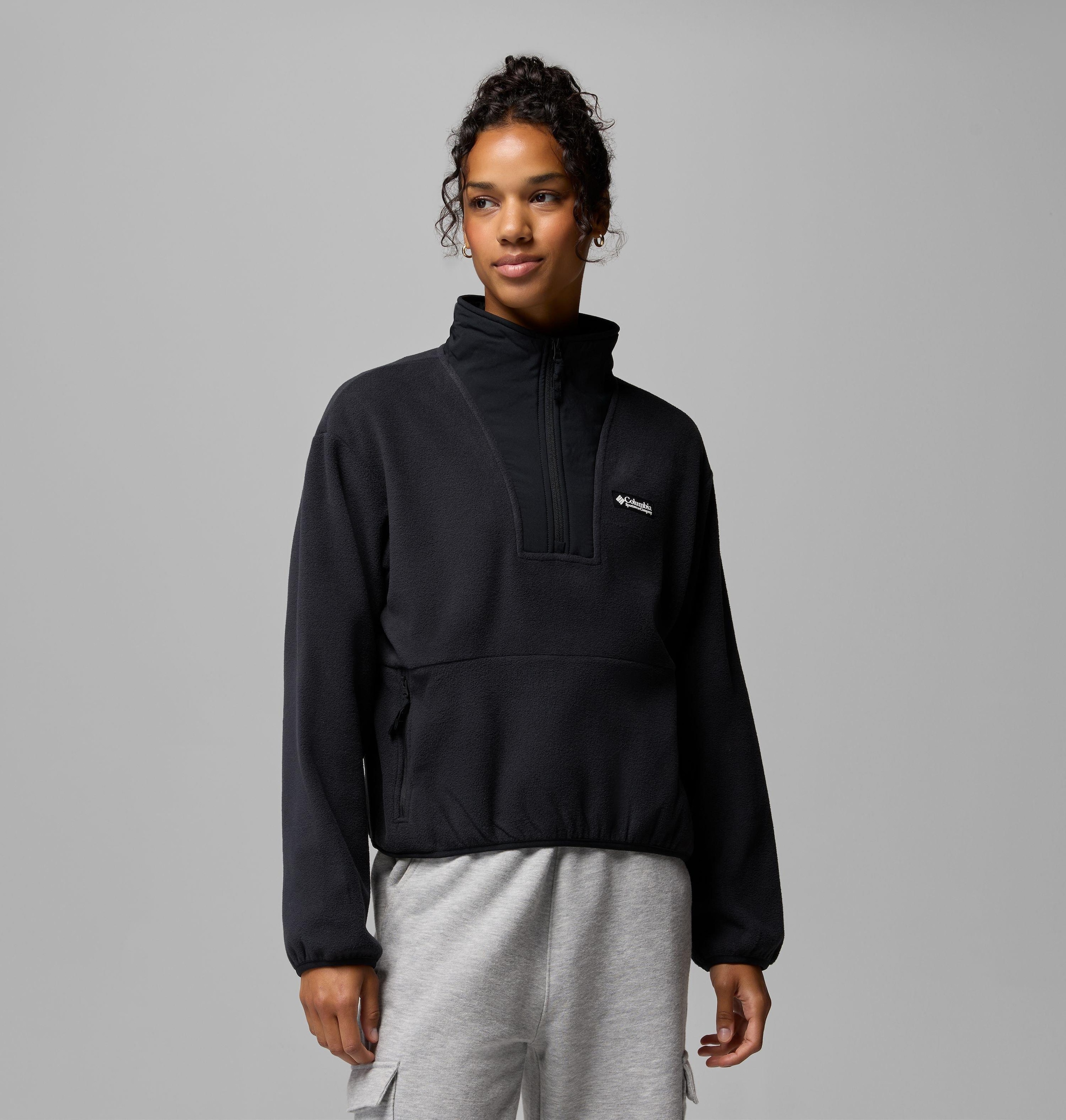 Columbia Fleecepullover "Sequoia Grove II Half Zip Fleece", mit Half-Zip, windabweisend, wasserabweisend, atmungsaktiv, aus Fleece