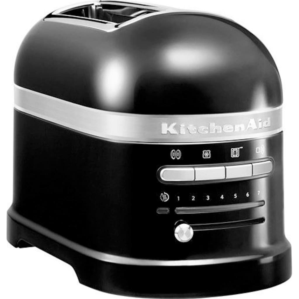 KitchenAid Toaster »Artisan 5KMT2204EOB ONYX BLACK«, 2 kurze Schlitze, für 2 Scheiben, 1250 W