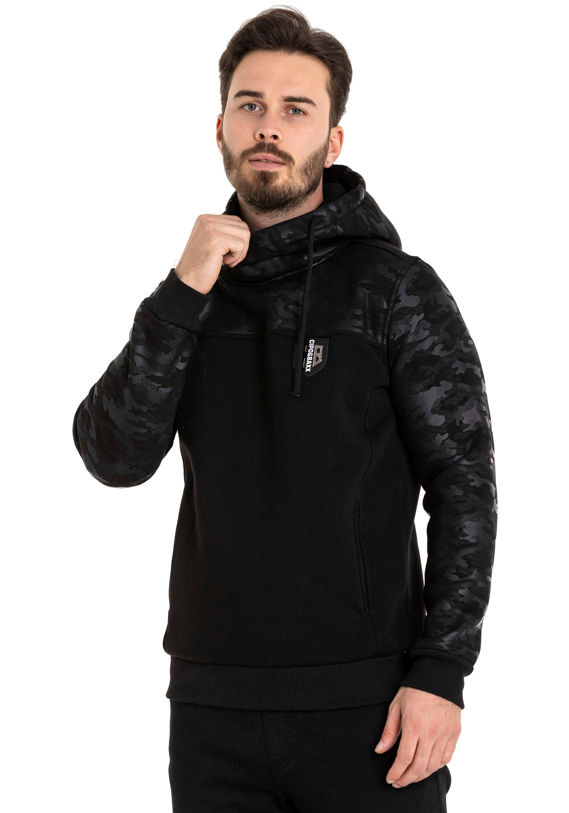 Cipo & Baxx Kapuzensweatshirt günstig online kaufen