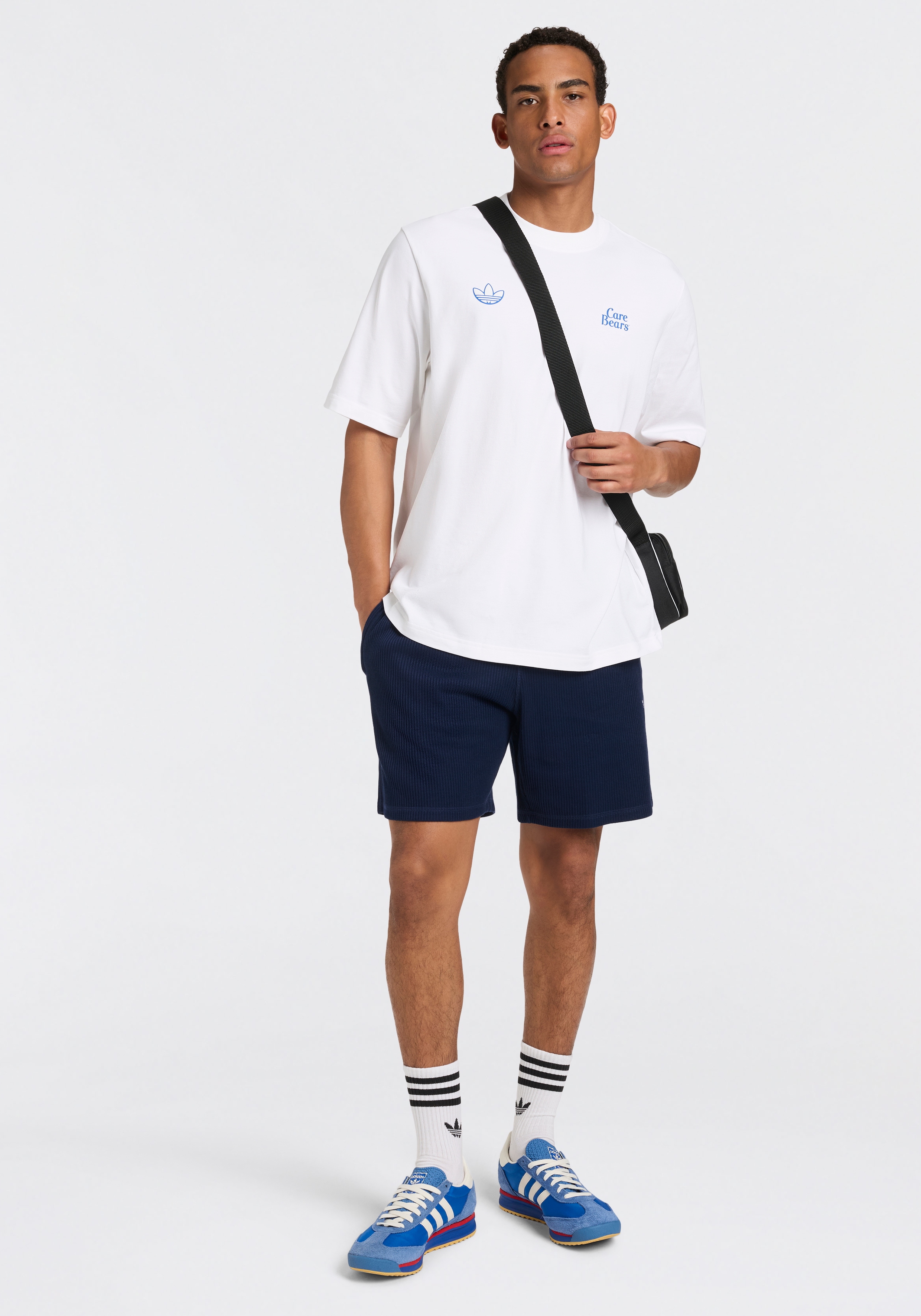 adidas Originals Shorts "TREFOIL ESSENTIALS WAFFELSTRICK" für Erwachsene, sportlicher Stil, aus Baumwolle, lässige Passform