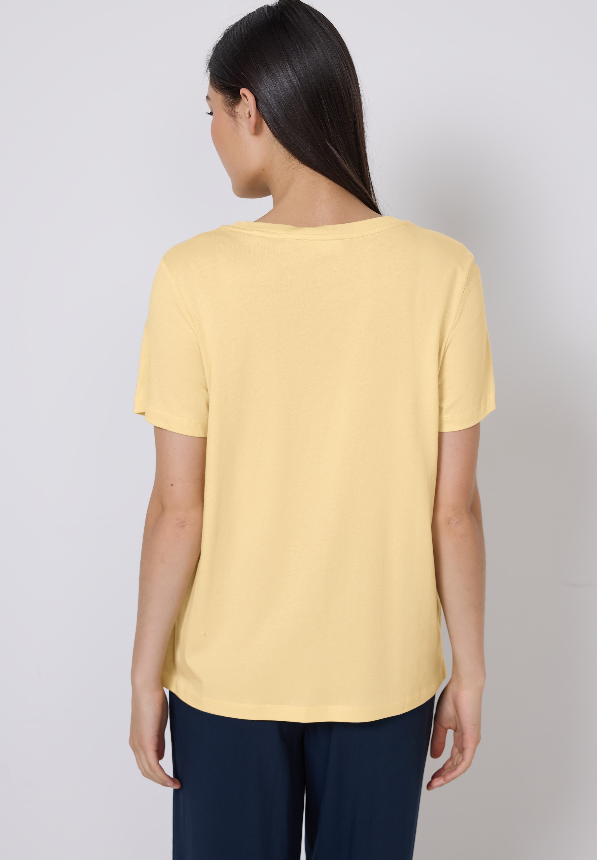 STREET ONE STUDIO T-Shirt im soften Baumwoll-Mix günstig online kaufen