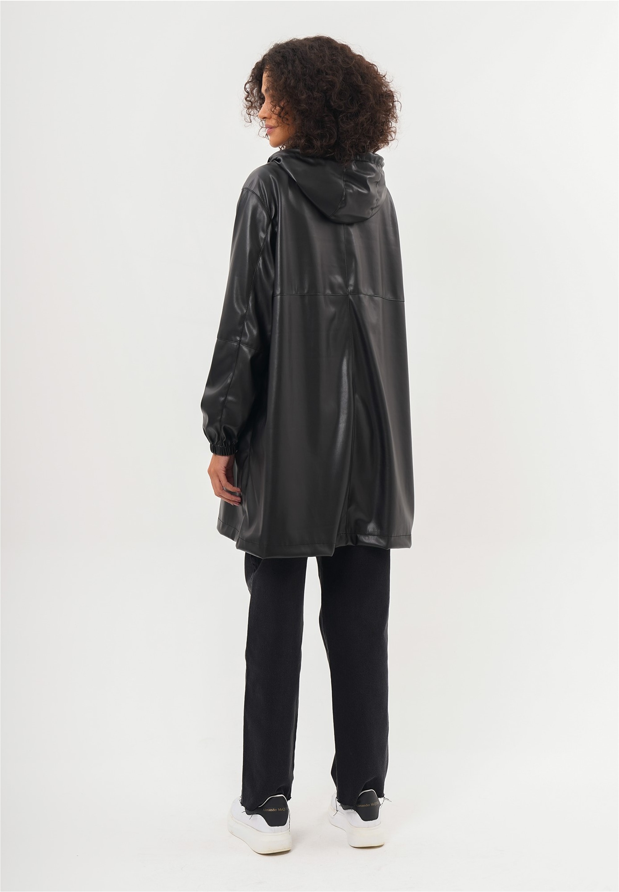 freshlions Outdoorjacke »Gillian«, (1 St.), aus stylishem Kunstleder