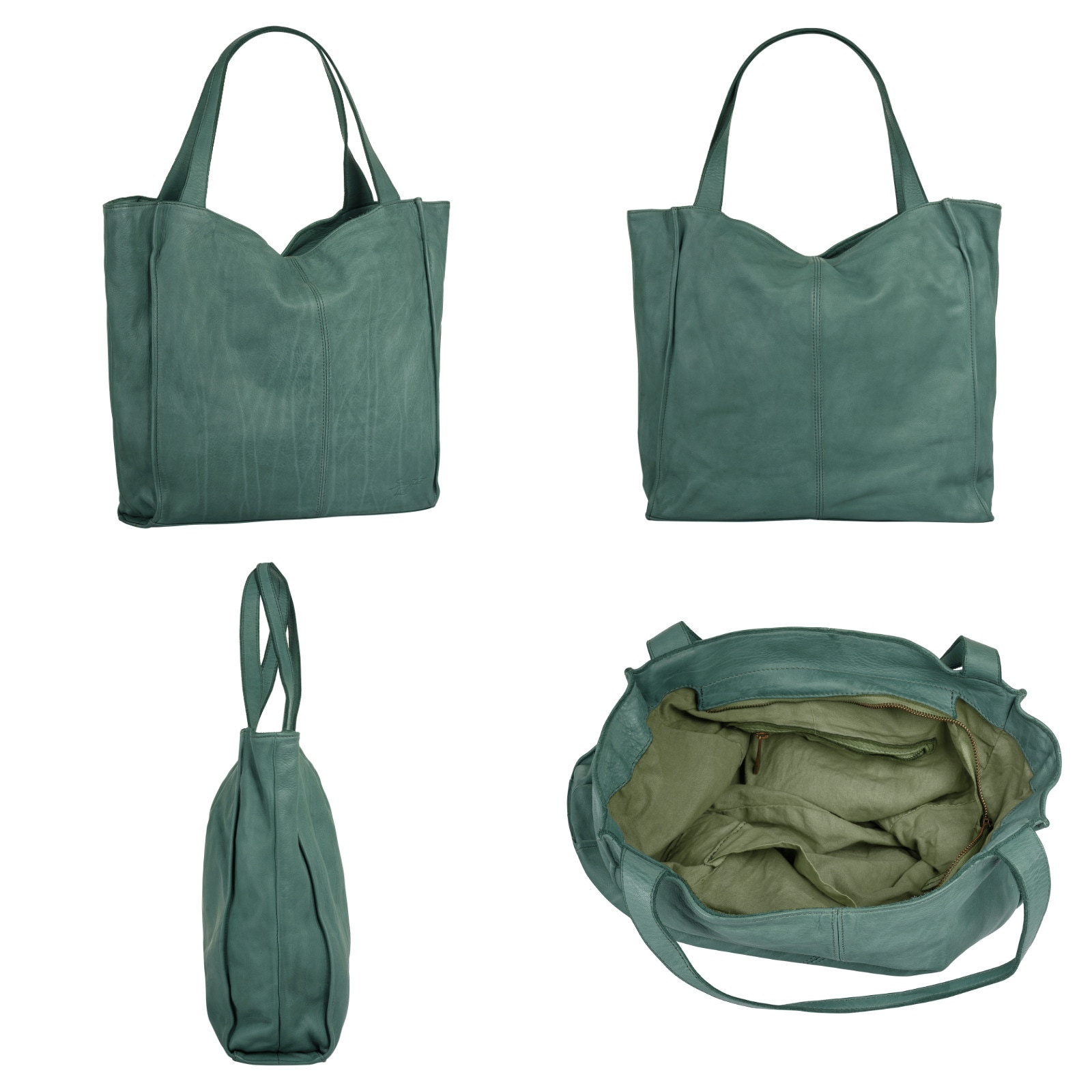 Samantha Look Shopper, echt Leder, Made in Italy