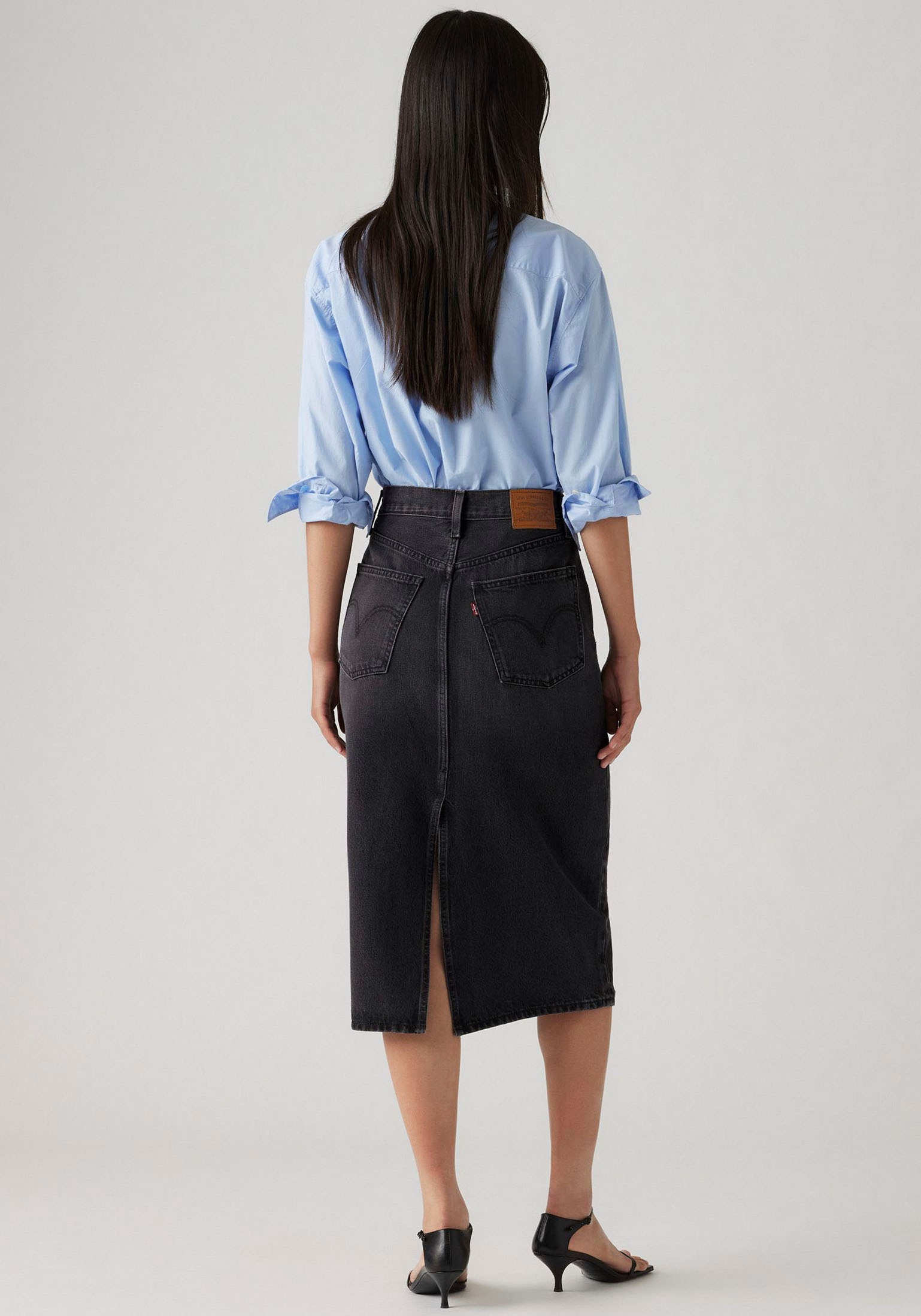 Levi's® Jeansrock »HR BACK SLIT SKIR«, mit Schlitz hinten