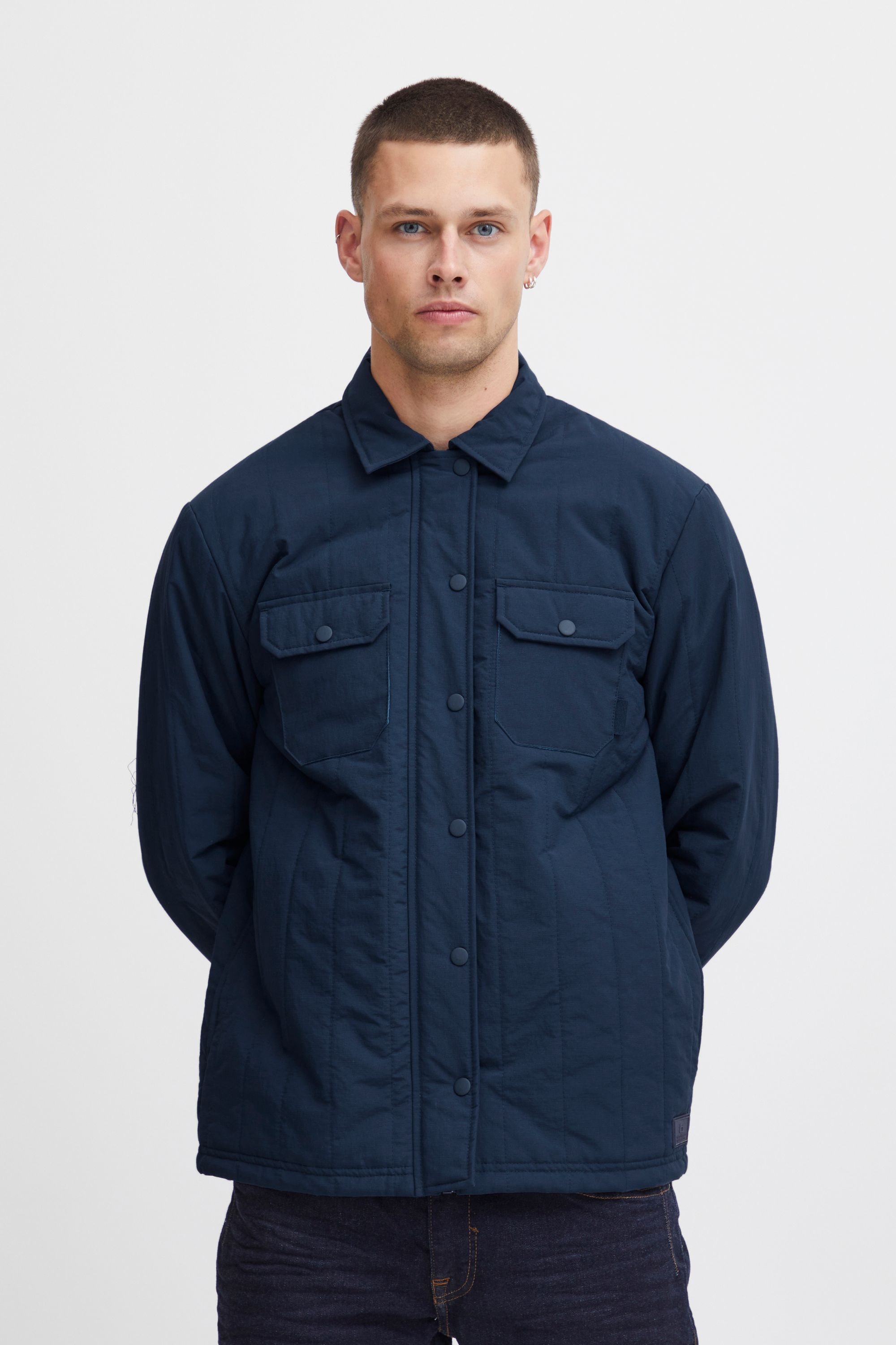 Blend Hemdjacke "BHJacket" ohne Kapuze Stilvolle Übergangsjacke mit Taschen günstig online kaufen