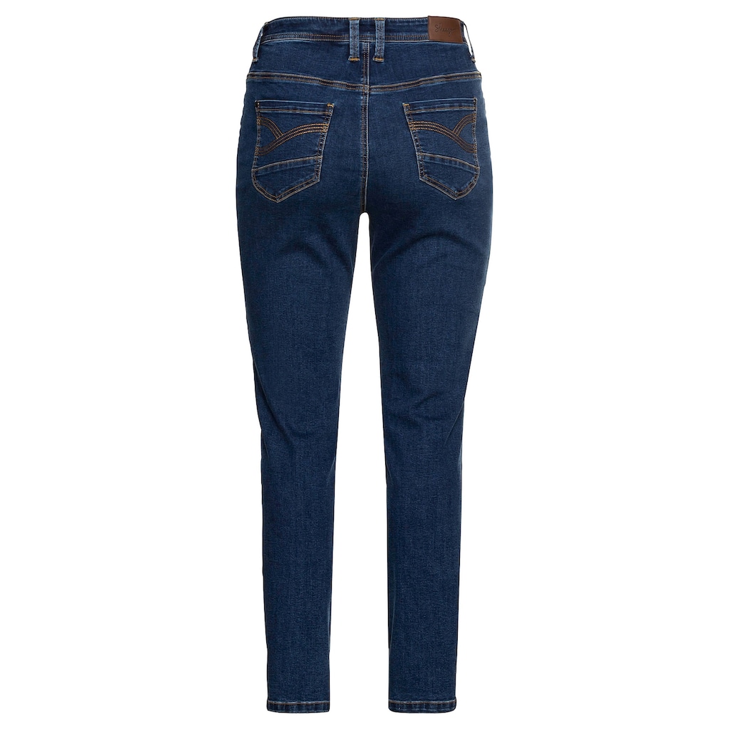 Sheego Stretch-Jeans »Große Größen«, «Die Girlfriend», mit vorverlegter Seitennaht