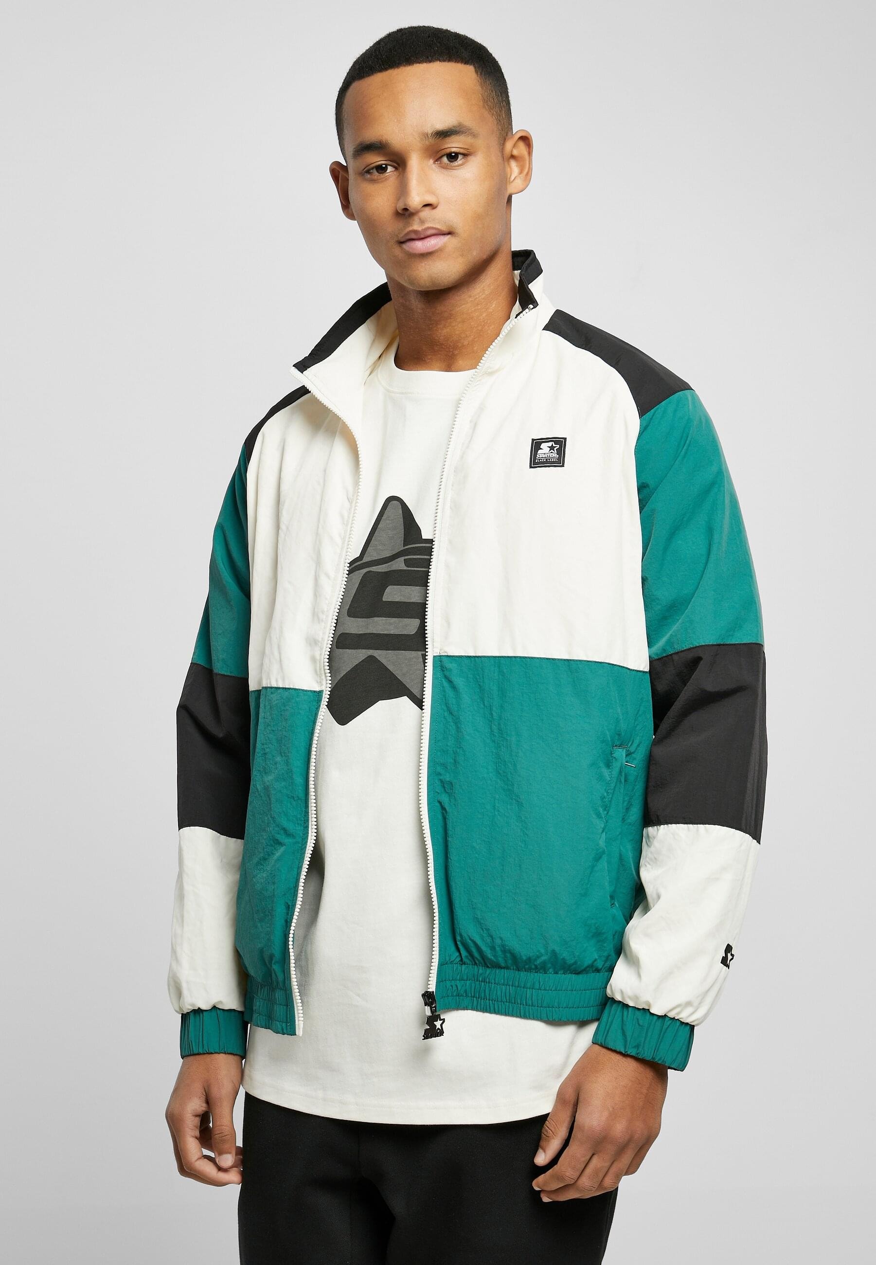 Starter Black Label Allwetterjacke »Starter Black Label Herren Starter Color Block Retro Jacket«, (1 St.), ohne Kapuze