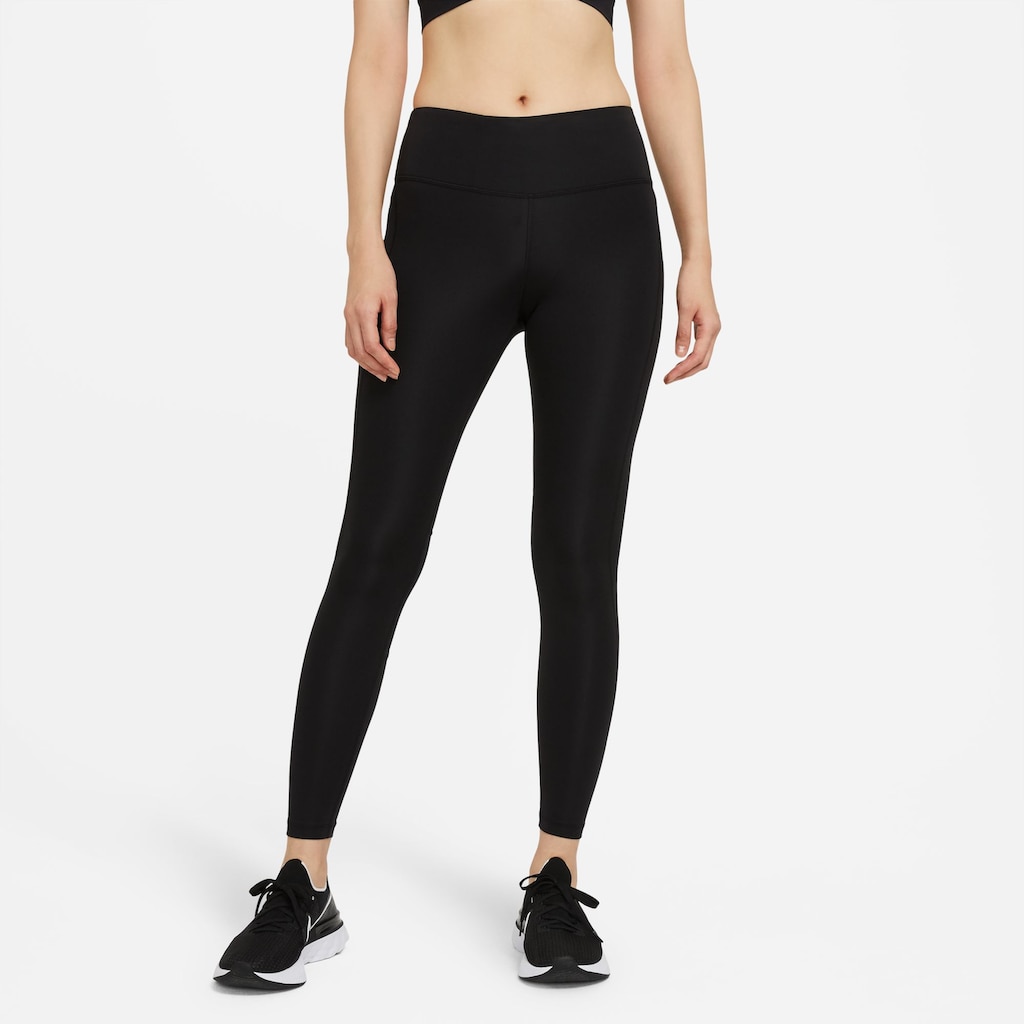 Nike Lauftights »EPIC FAST WOMEN'S MID-RISE POCKET RUNNING LEGGINGS«