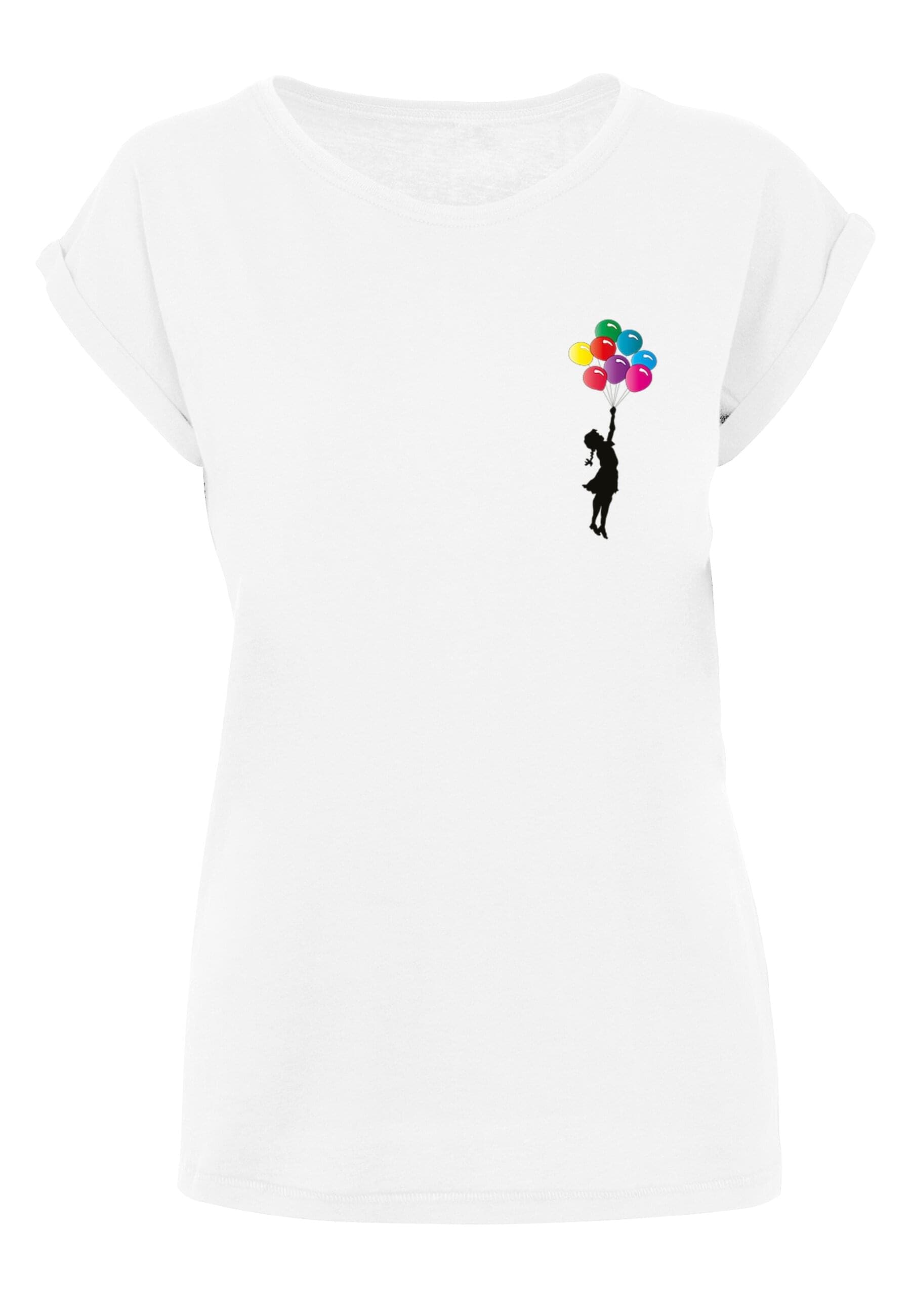 Merchcode Kurzarmshirt »Merchcode Damen Ladies Girl Floating Away T-Shirt«, (1 tlg.)