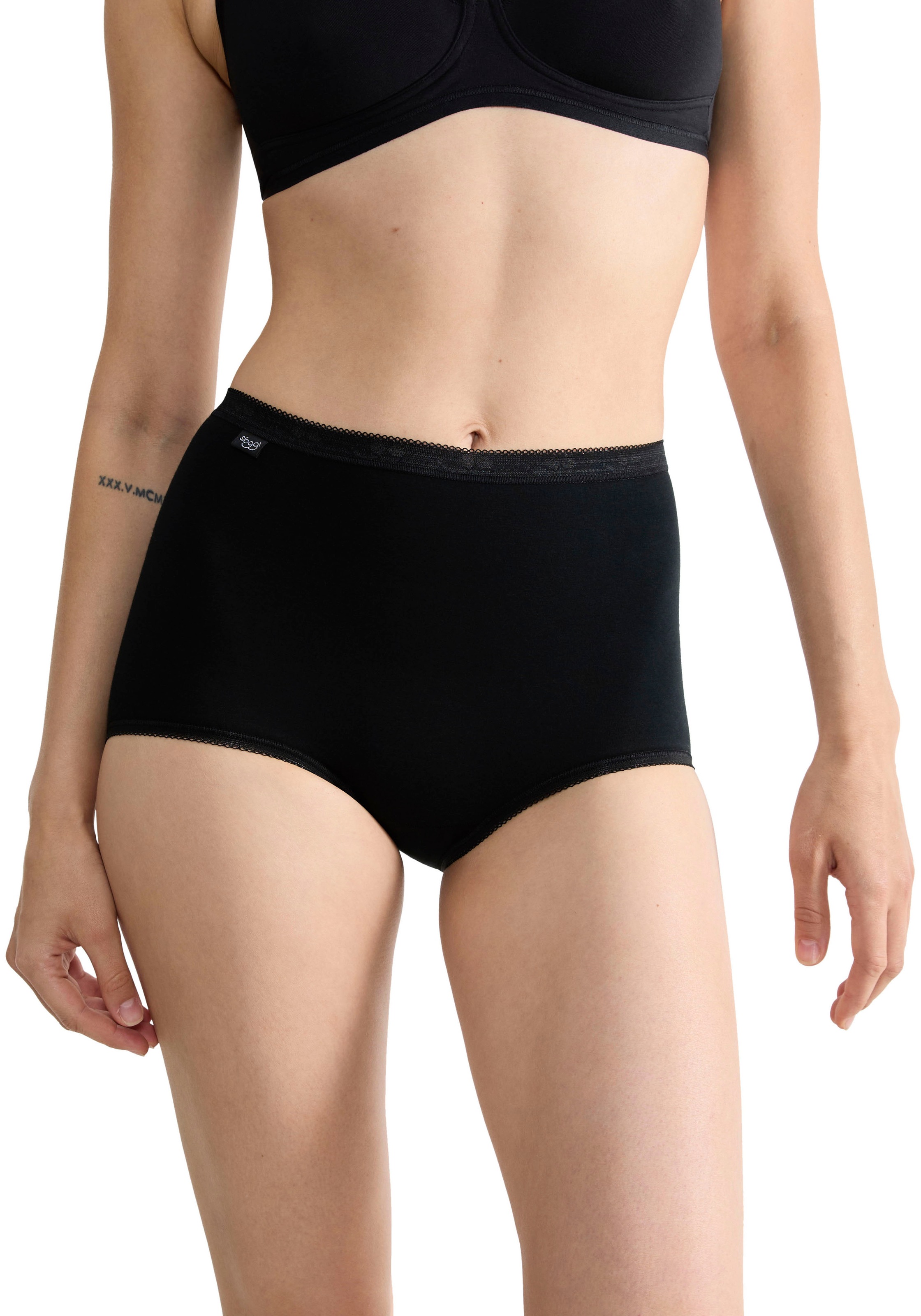 sloggi Maxislip "Basic+", perfekter Sitz, Baumwollmix, elastisch, weiche Nä günstig online kaufen