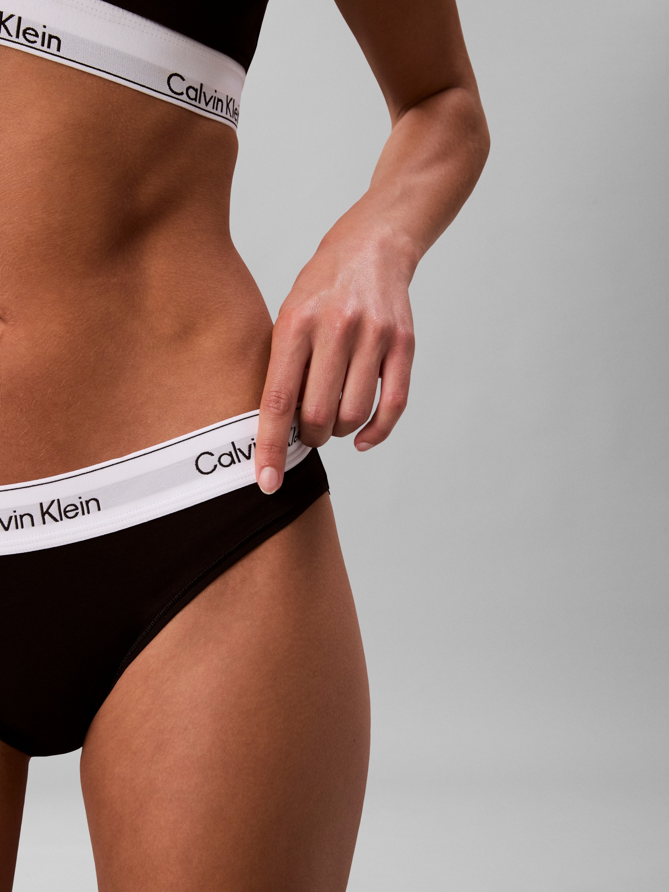 Calvin Klein Underwear Bikinislip »MODERN COTTON« mit breitem Bündchen