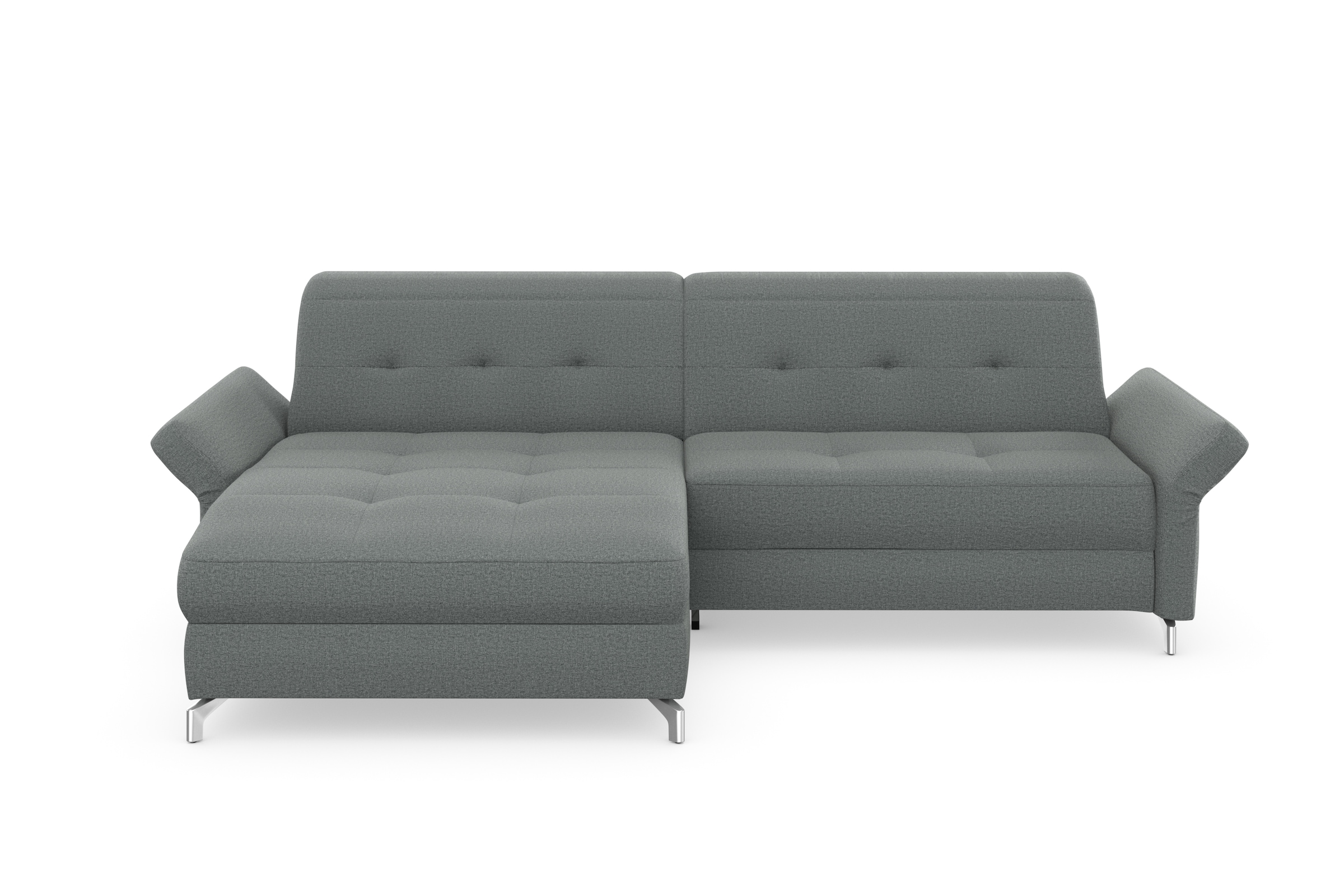 Home affaire Ecksofa "Maredo L-Form" Federkern, wahlweise auch mit Kopfteil günstig online kaufen