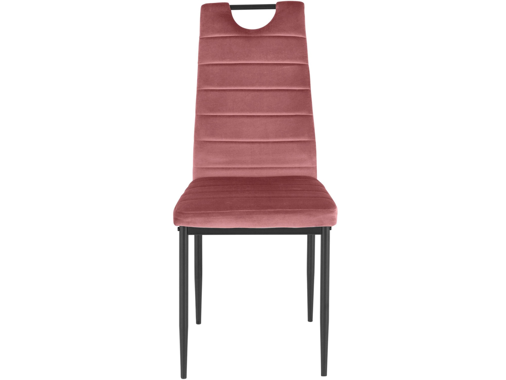 INOSIGN Essgruppe »Silvi-Mandy«, (Set, 5 tlg., Set 110 cm), Glastisch 110x110 cm mit 4 Stühlen (Veloursstoff), Gestell aus Metall