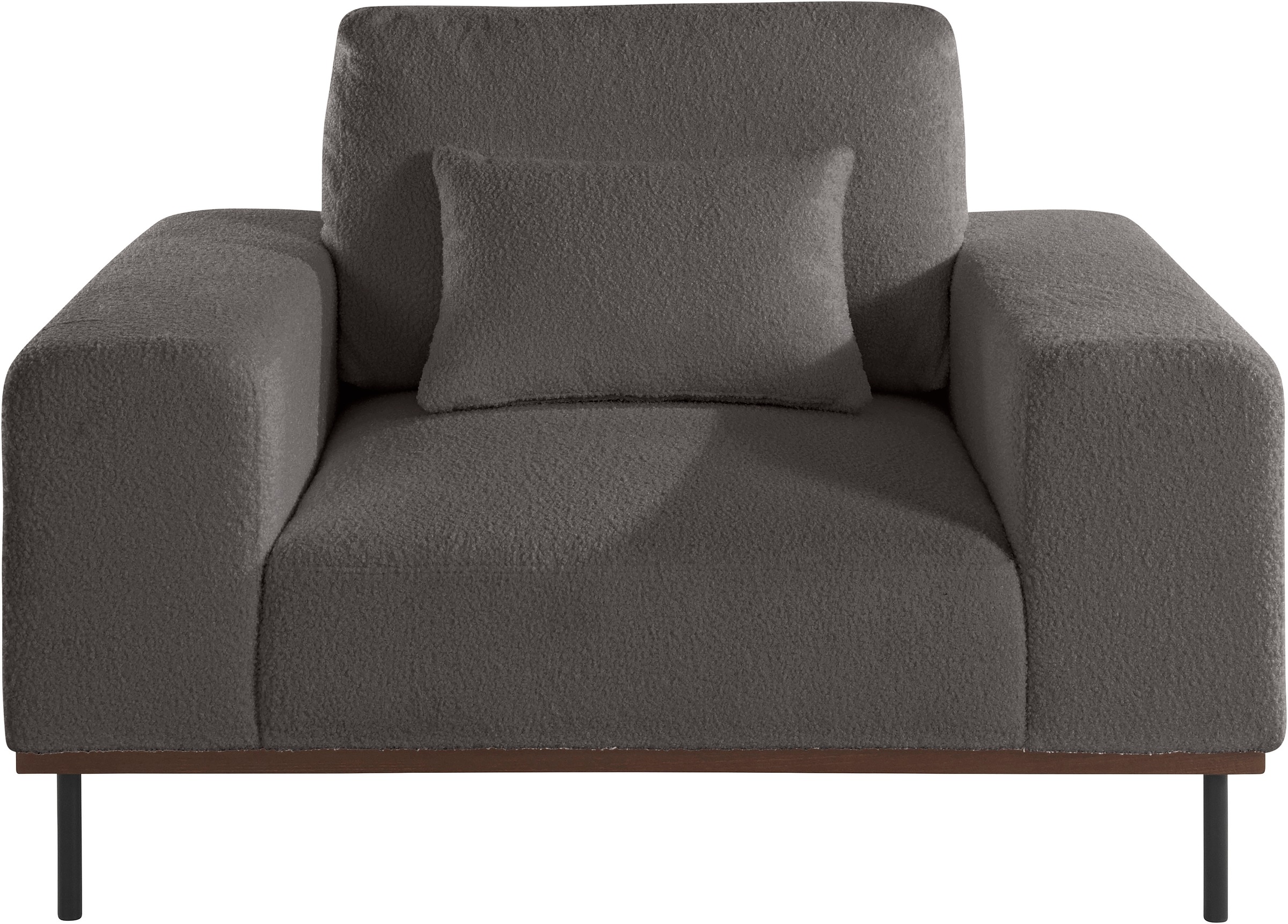 Loveseat »Mikael«, gebeizter Holzrahmen; passend zur Serie 'Mikael', incl. Zierkissen