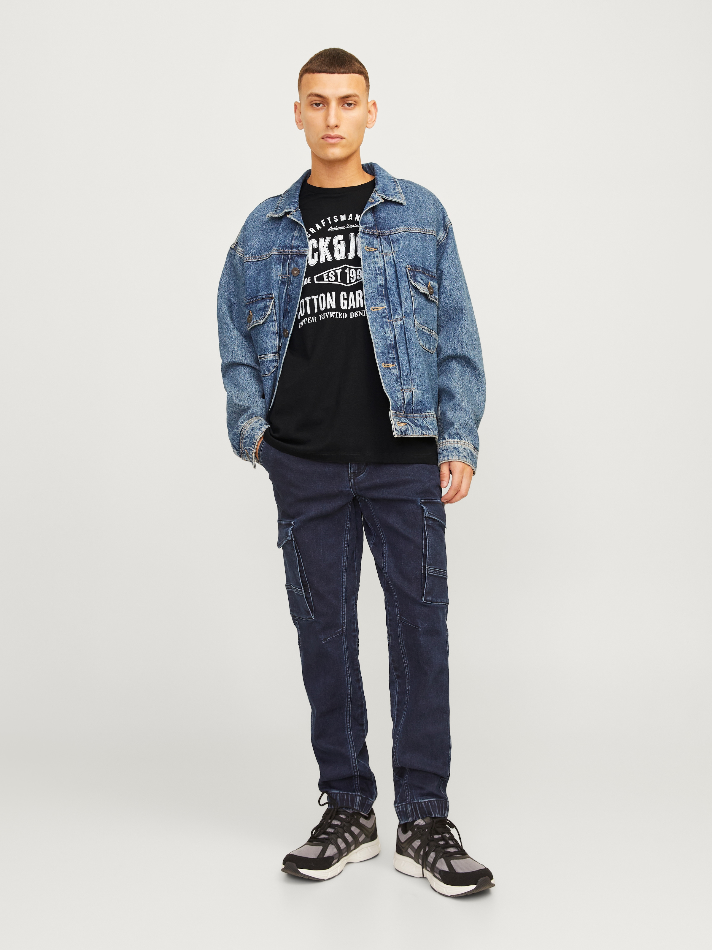 Jack & Jones Rundhalsshirt »JJJEANS TEE SS O-NECK«