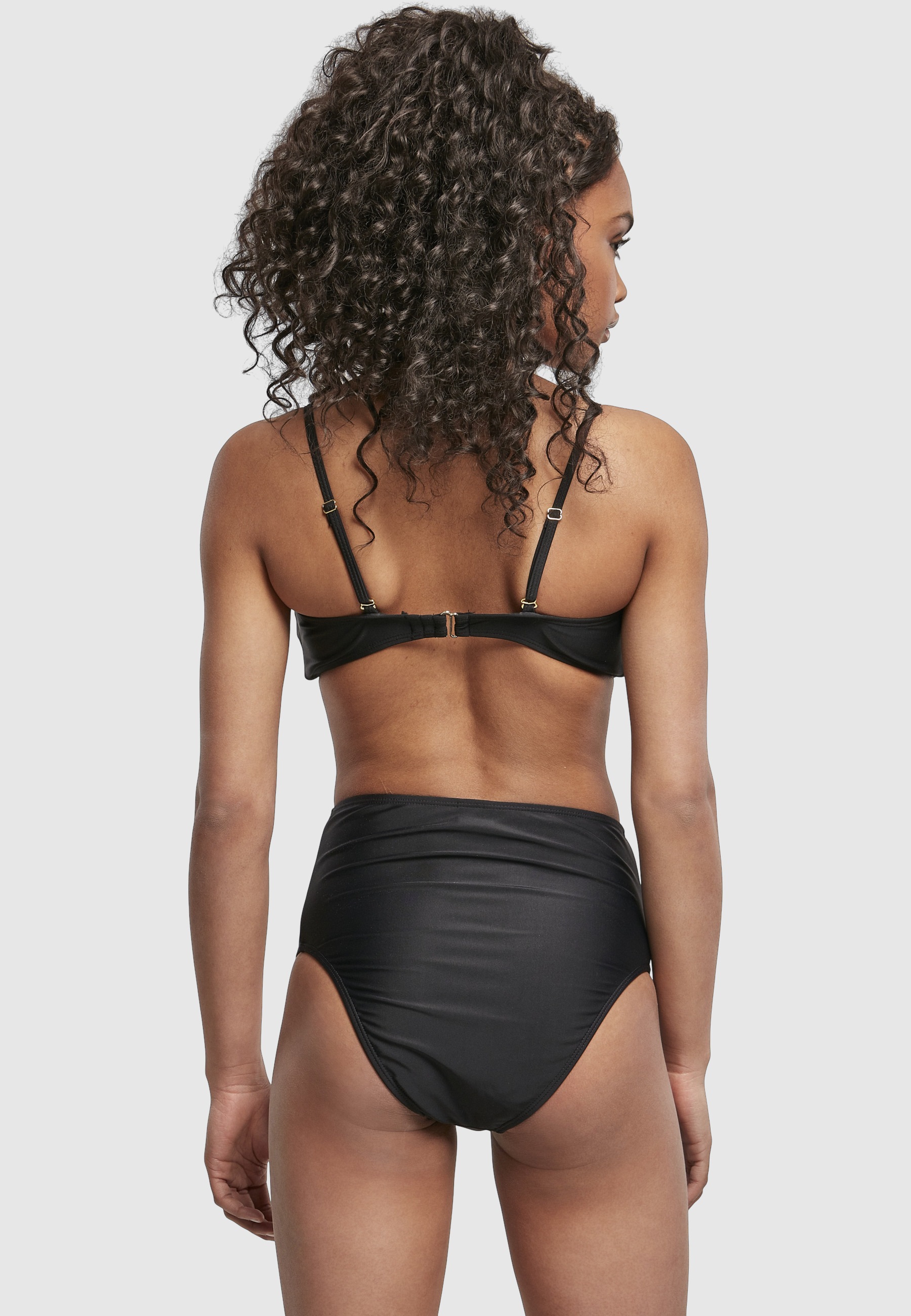 URBAN CLASSICS Bügel-Bikini »Urban Classics Damen Ladies High Waist Balcony Bikini«