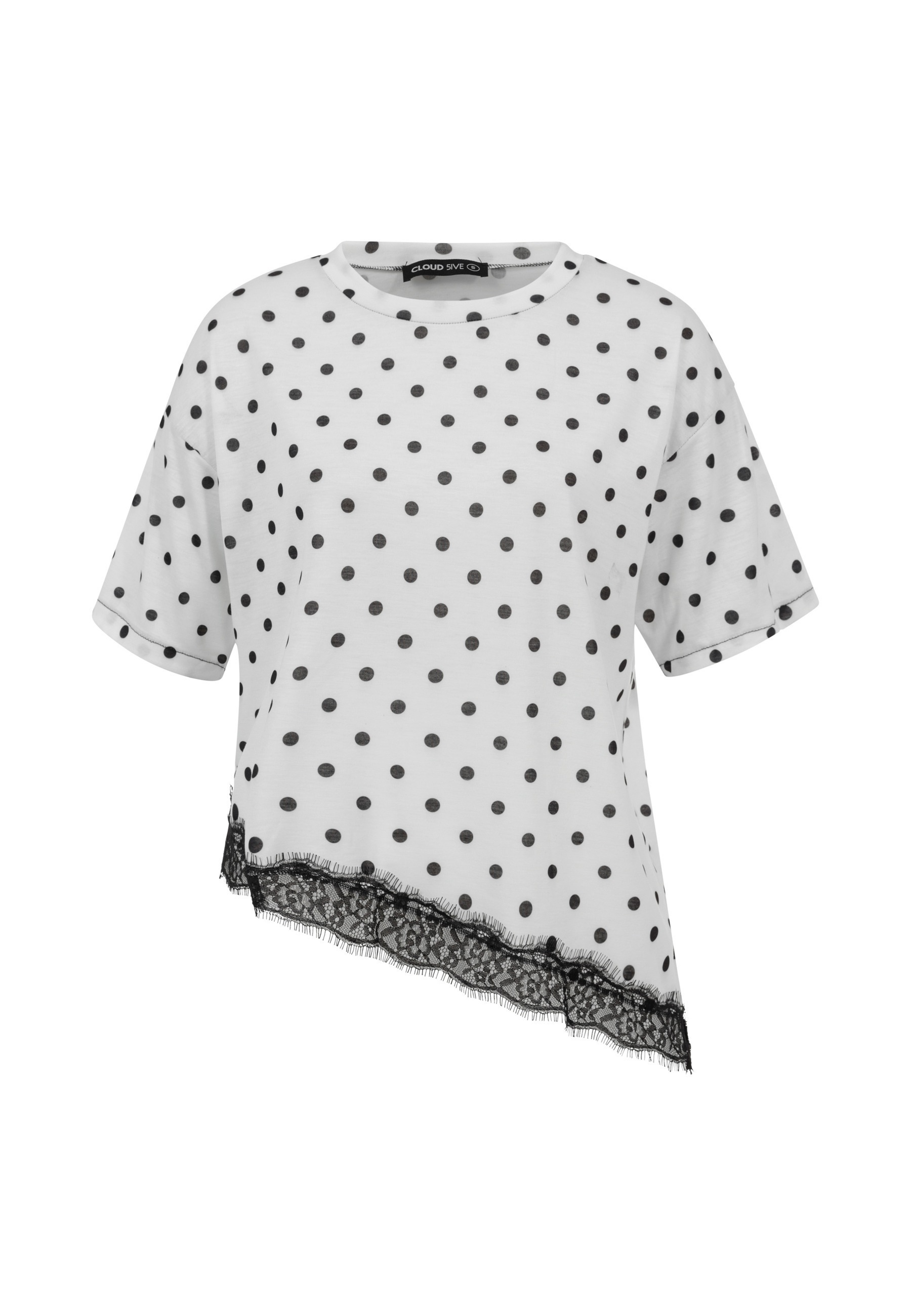 CLOUD 5IVE T-Shirt "CLOUD 5IVE Asymetric Lace Shirt" 1