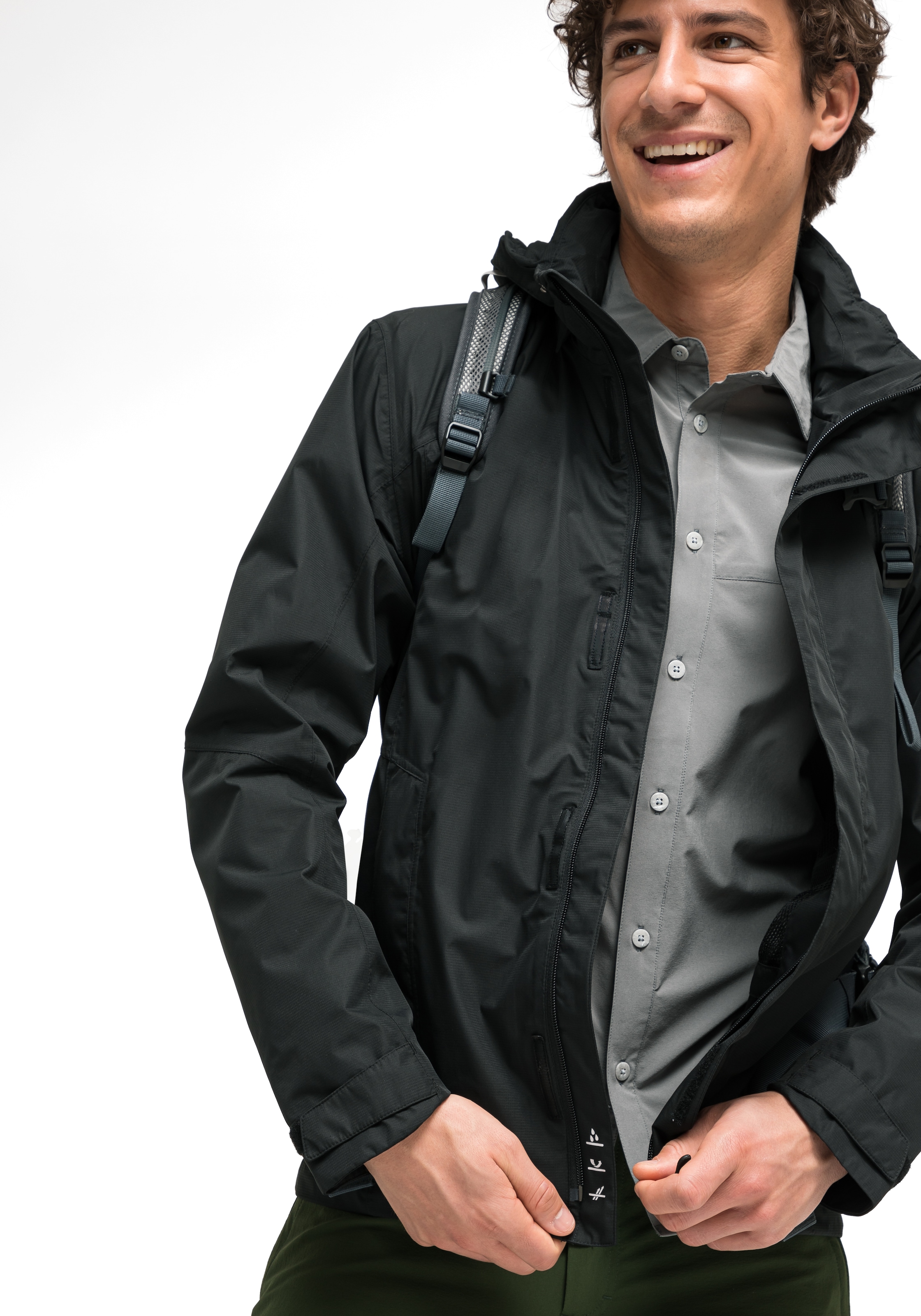 Maier Sports Funktionsjacke »Metor M«, mit Packaway Funktion